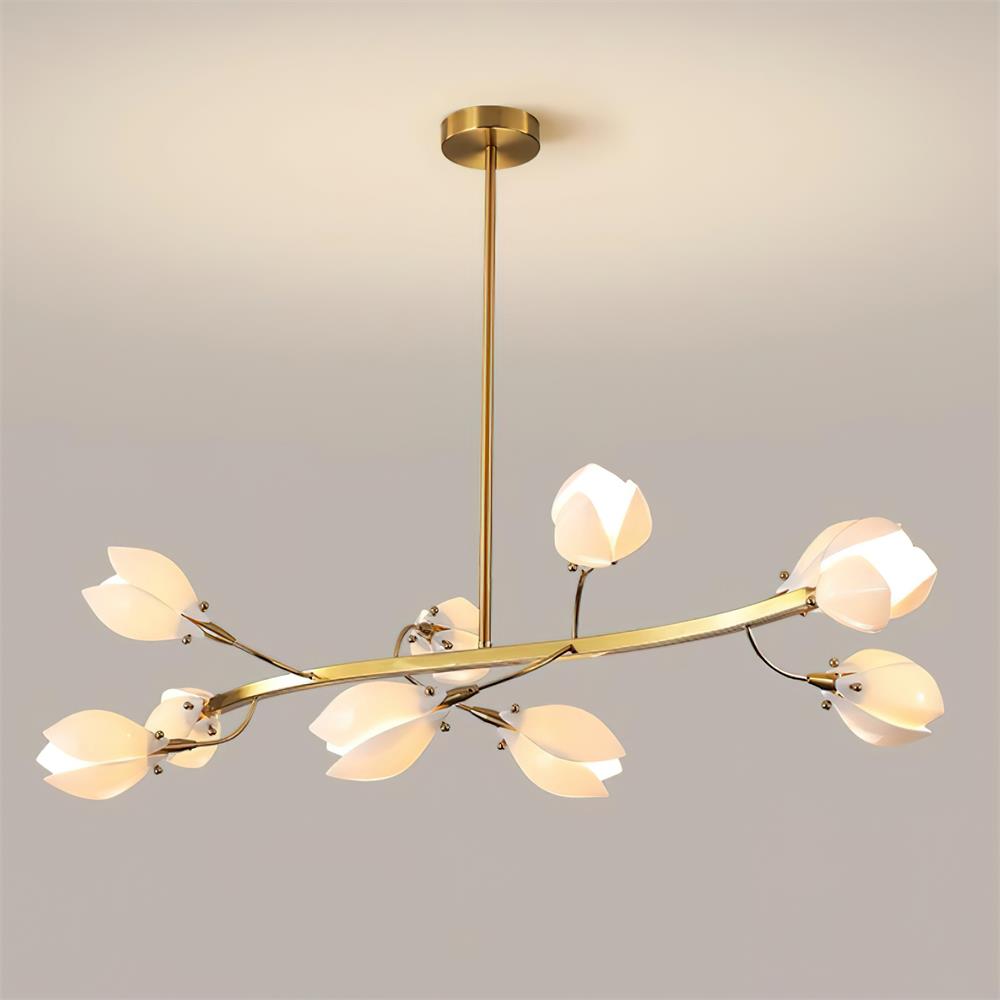 Willow Bloom Chandelier Curved Petal Branches - Letslighting