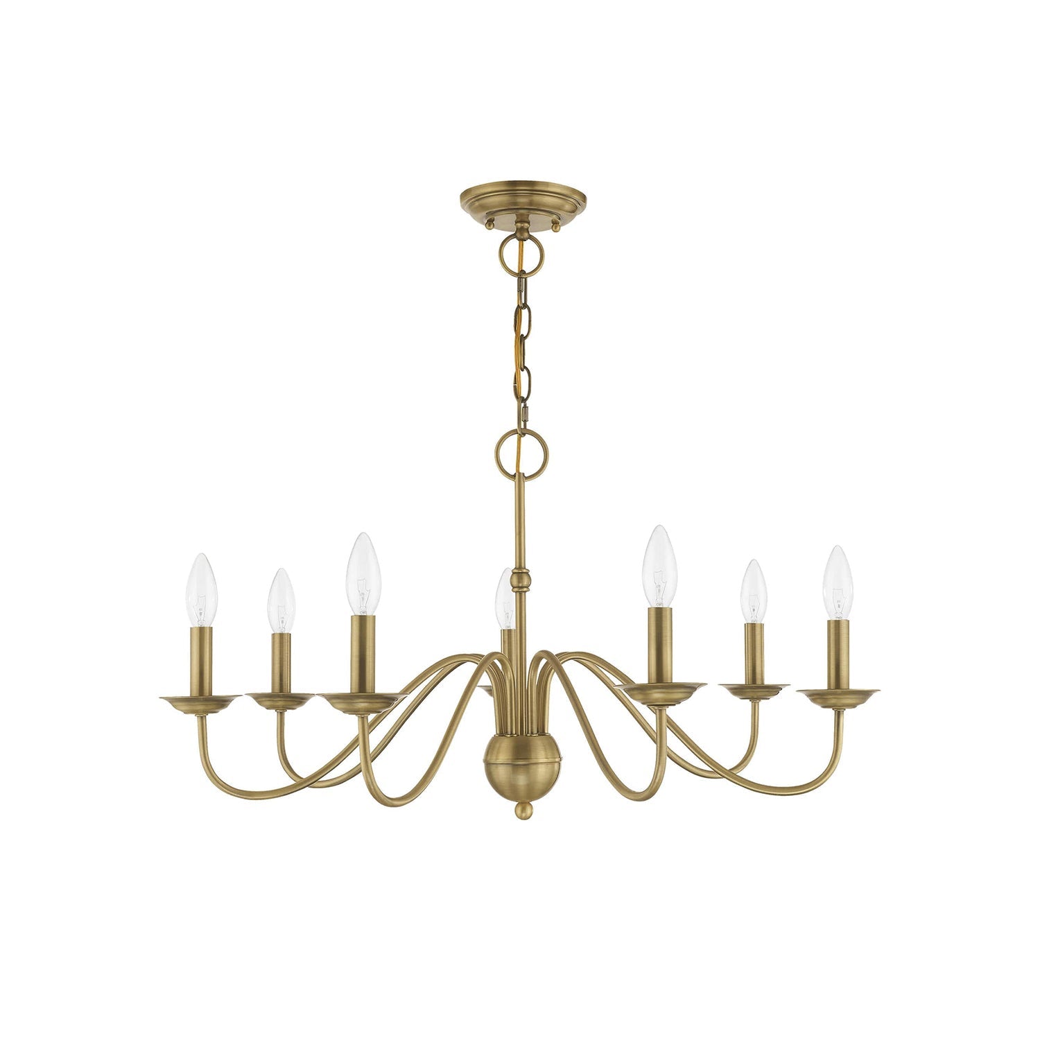 Avvarir Vintage Industrial Brass Chandelier - Letslighting