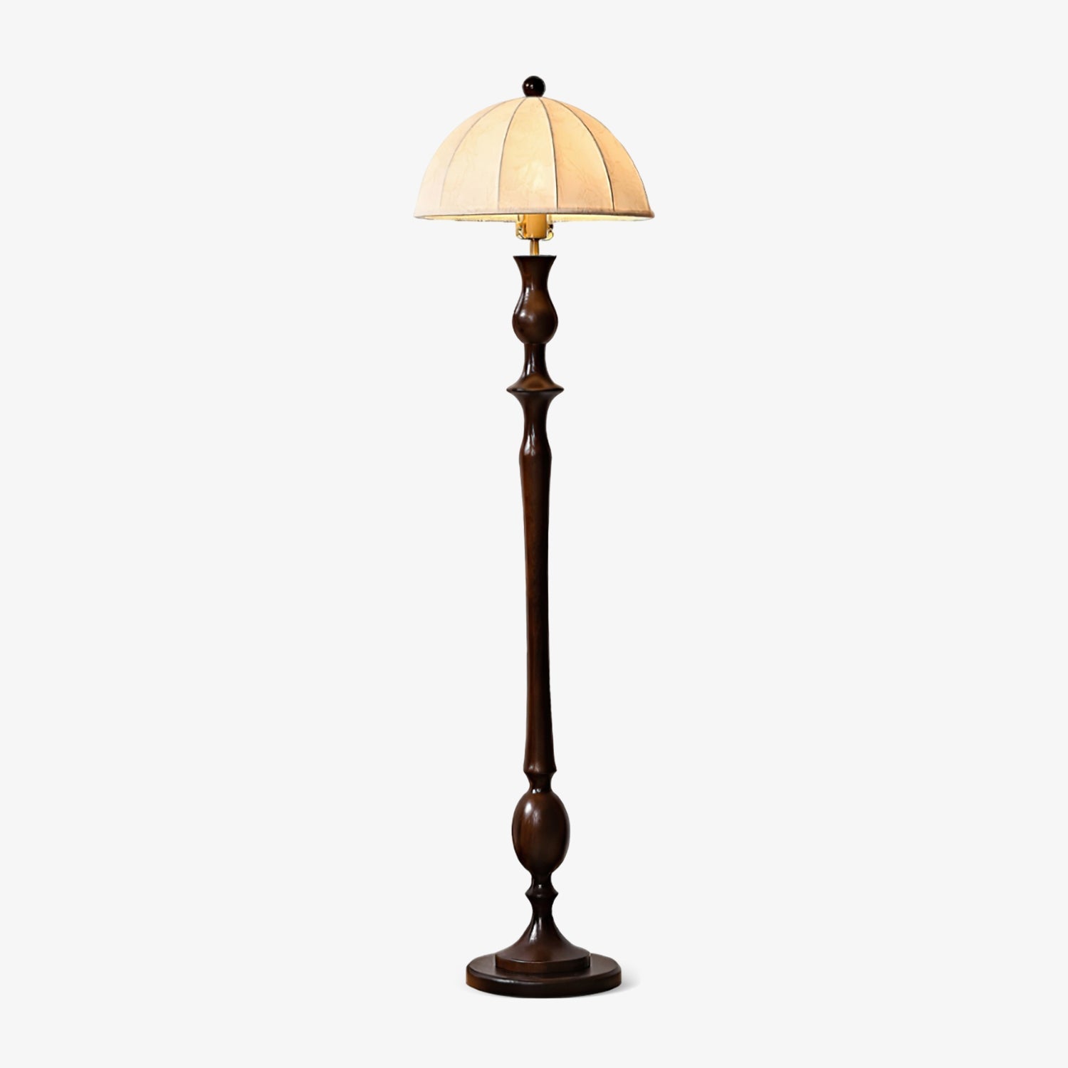Orla Vintage Wood Floor Lamp - Letslighting