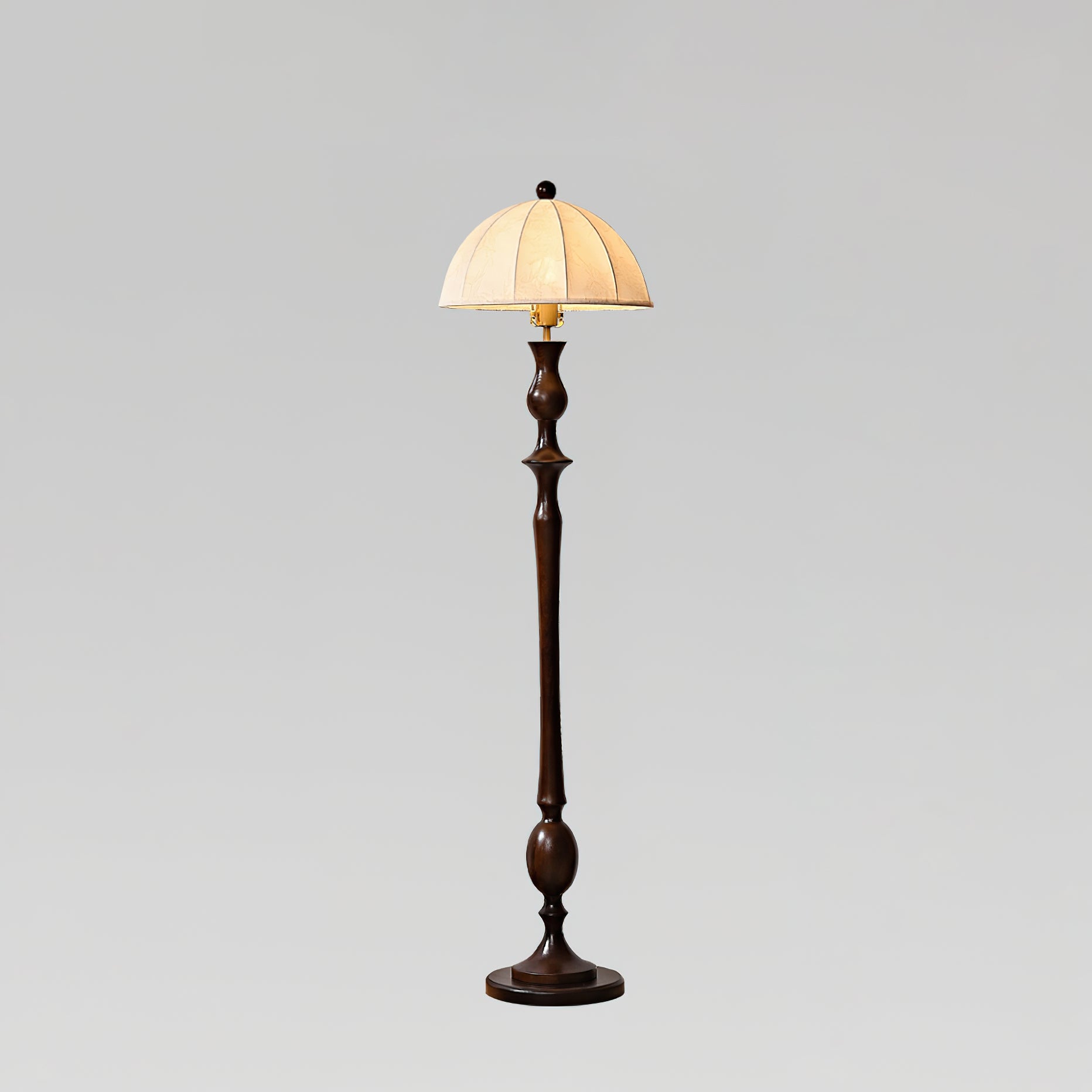 Orla Vintage Wood Floor Lamp - Letslighting