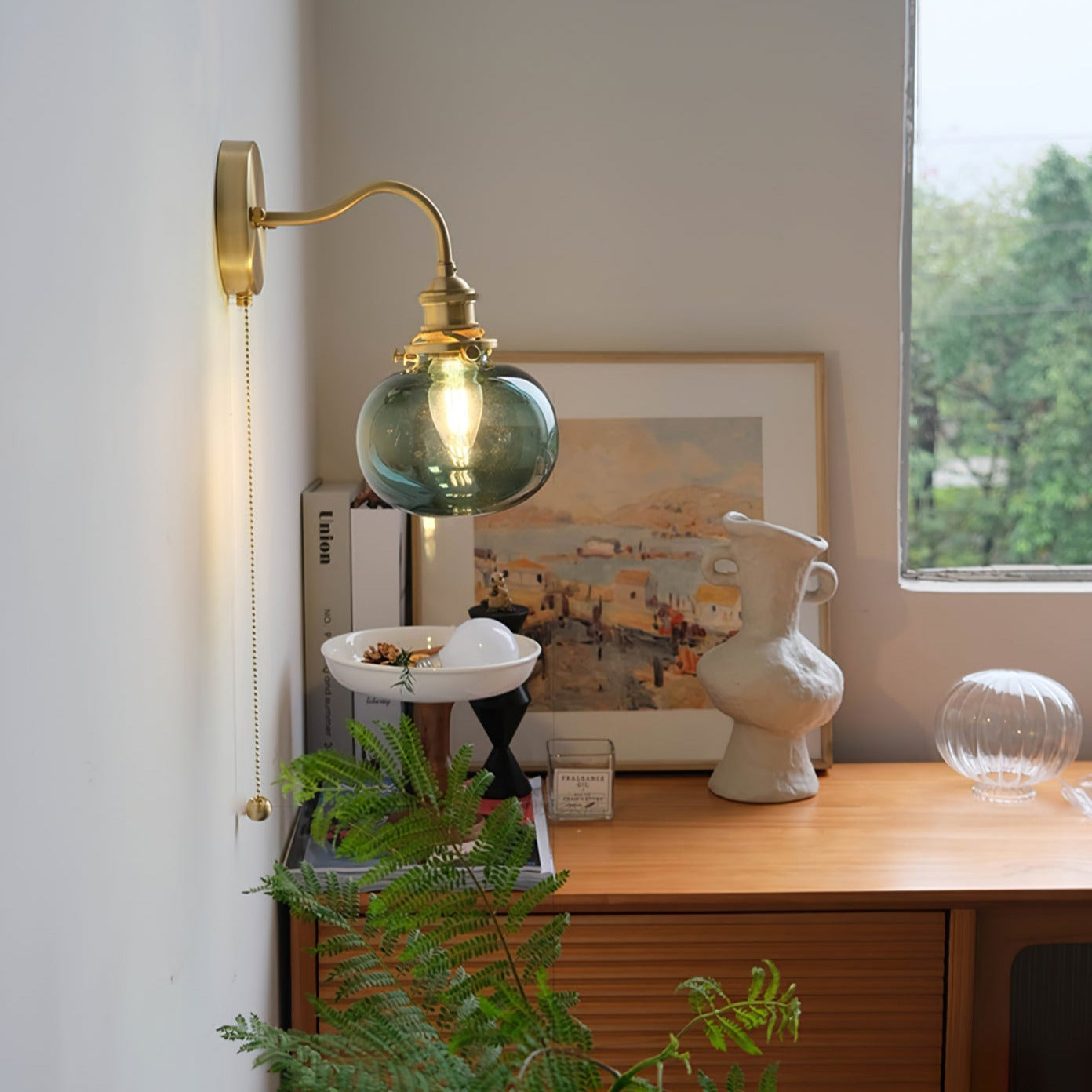 Valentina Vintage Glass Wall Lamp - Letslighting
