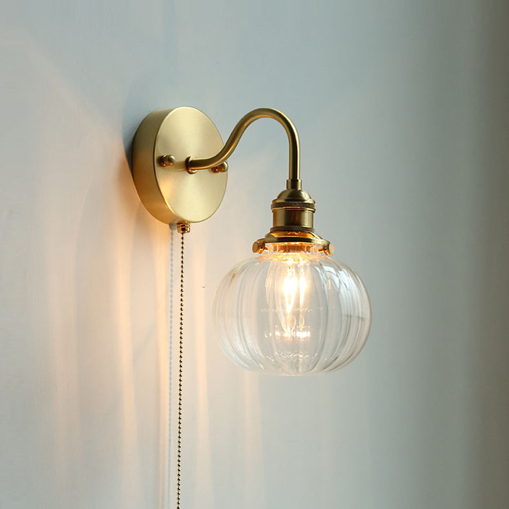 Valentina Vintage Glass Wall Lamp - Letslighting