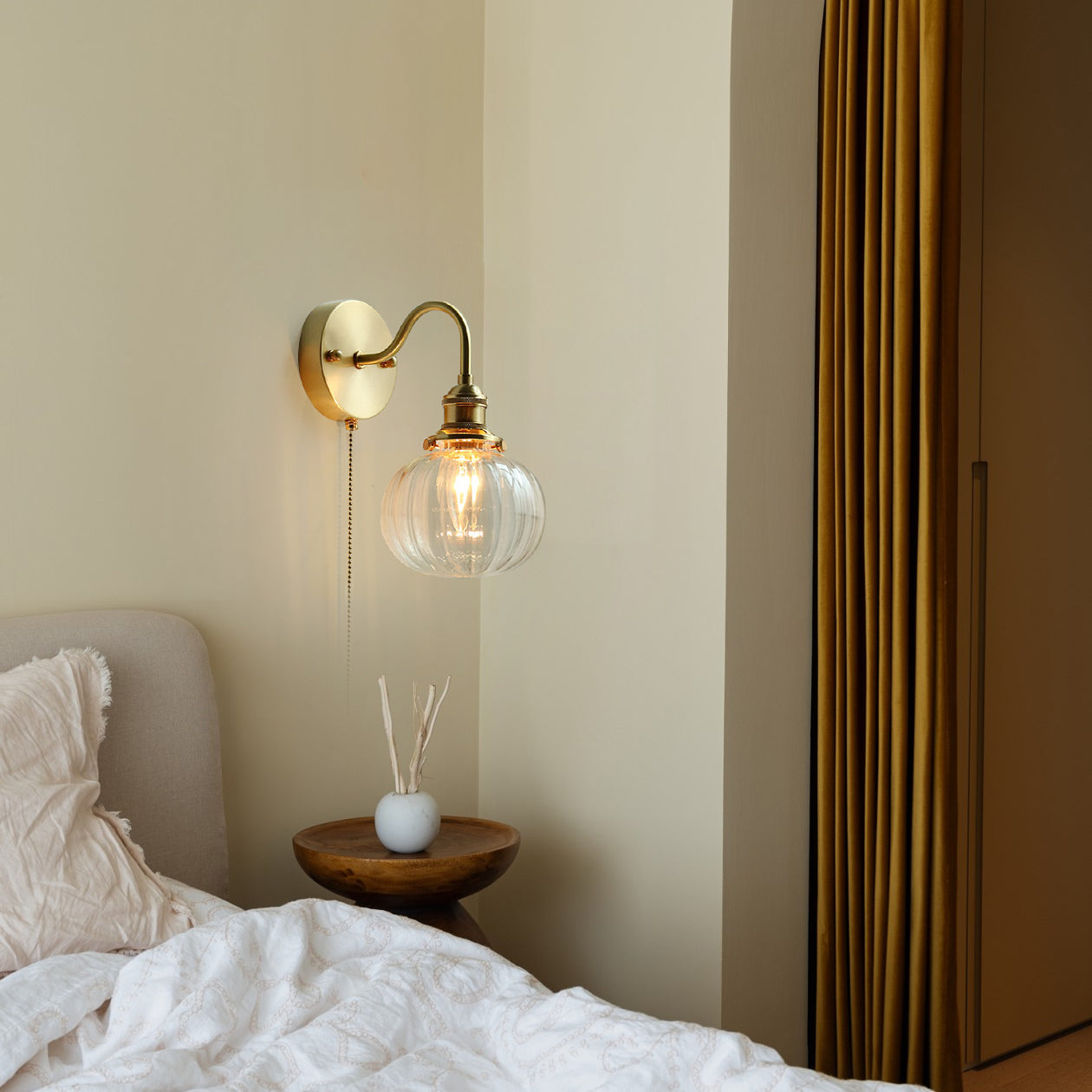 Valentina Vintage Glass Wall Lamp - Letslighting