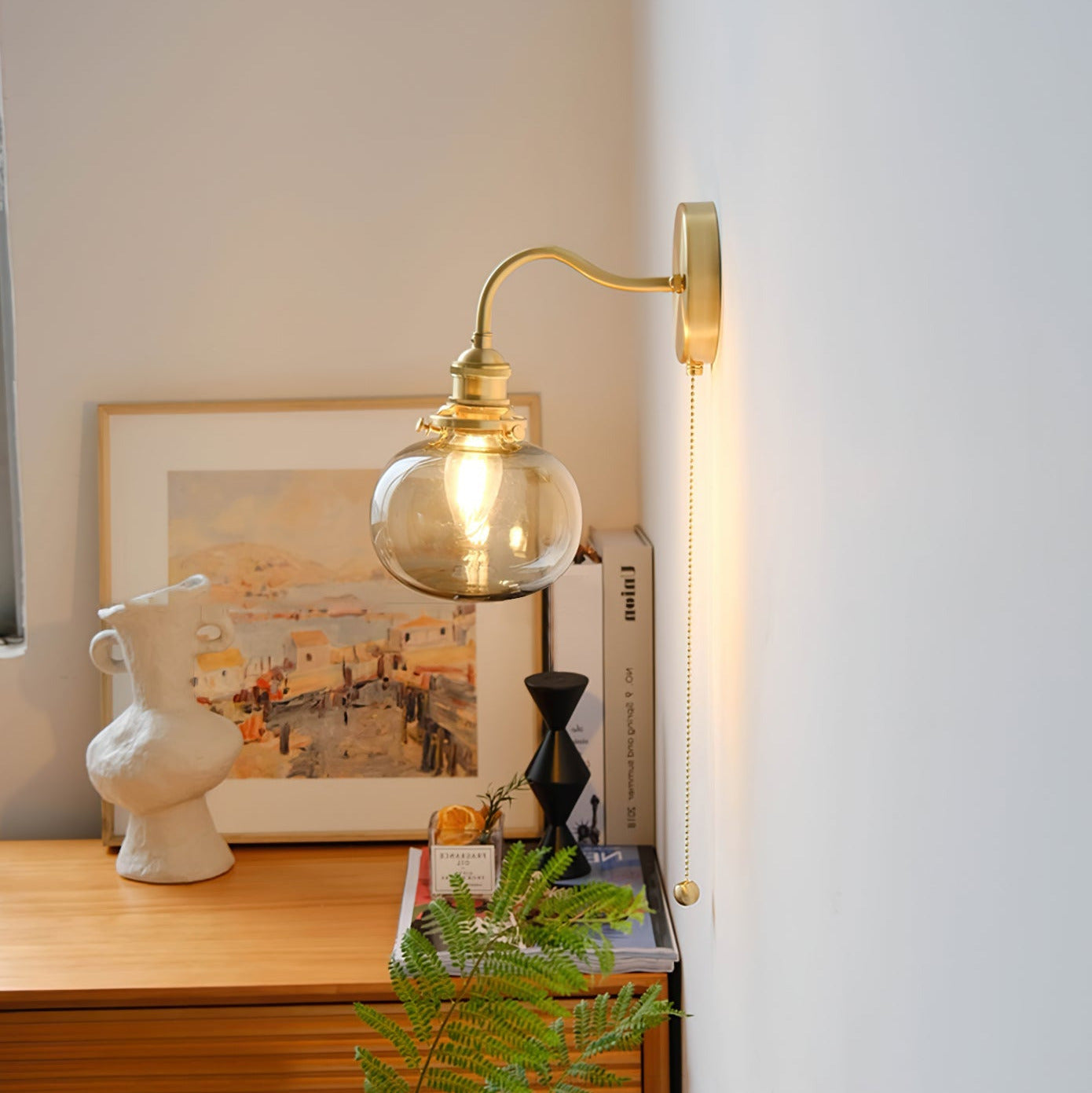 Valentina Vintage Glass Wall Lamp - Letslighting