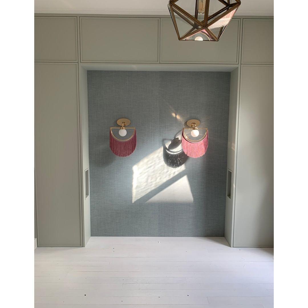 Verinyra Tassel Cute Fabric Glass Wall Lamp - Letslighting