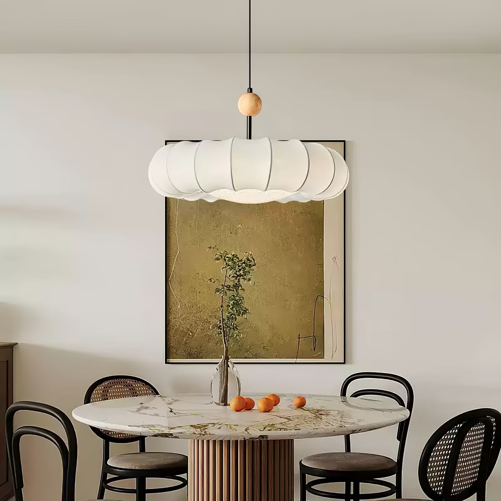 Ritta Veil Pendant Light Fabric