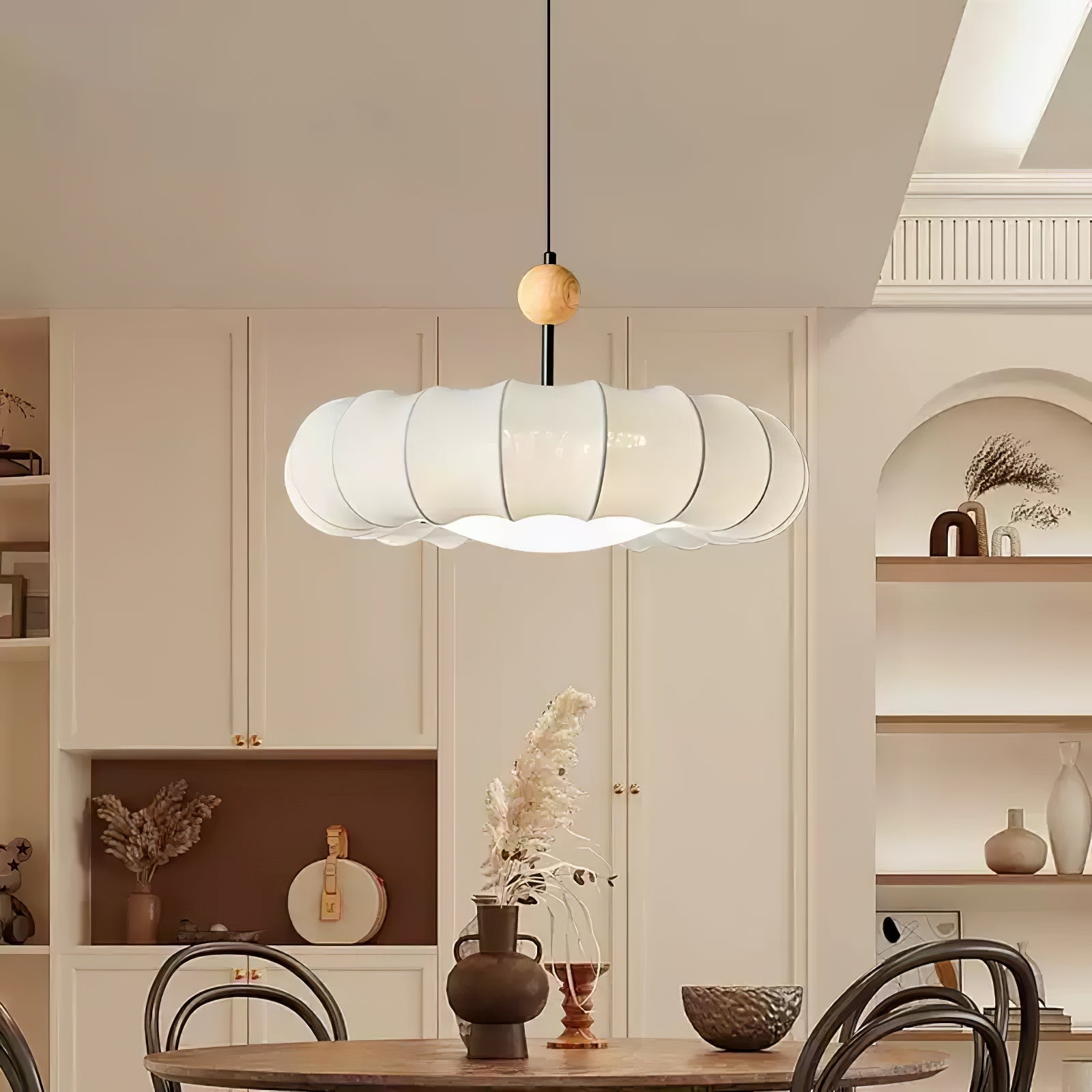 Ritta Veil Pendant Light Fabric