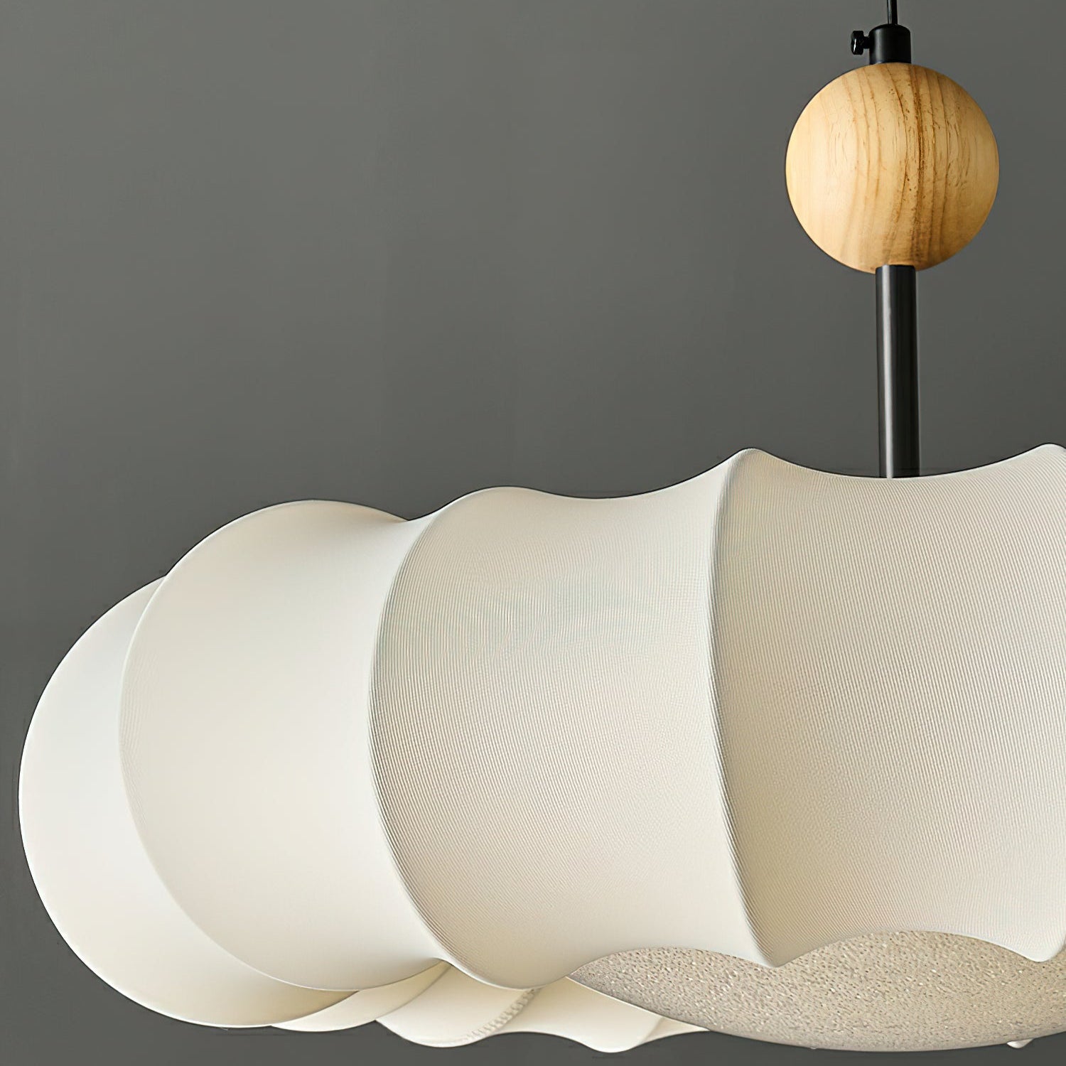 Ritta Veil Pendant Light Fabric