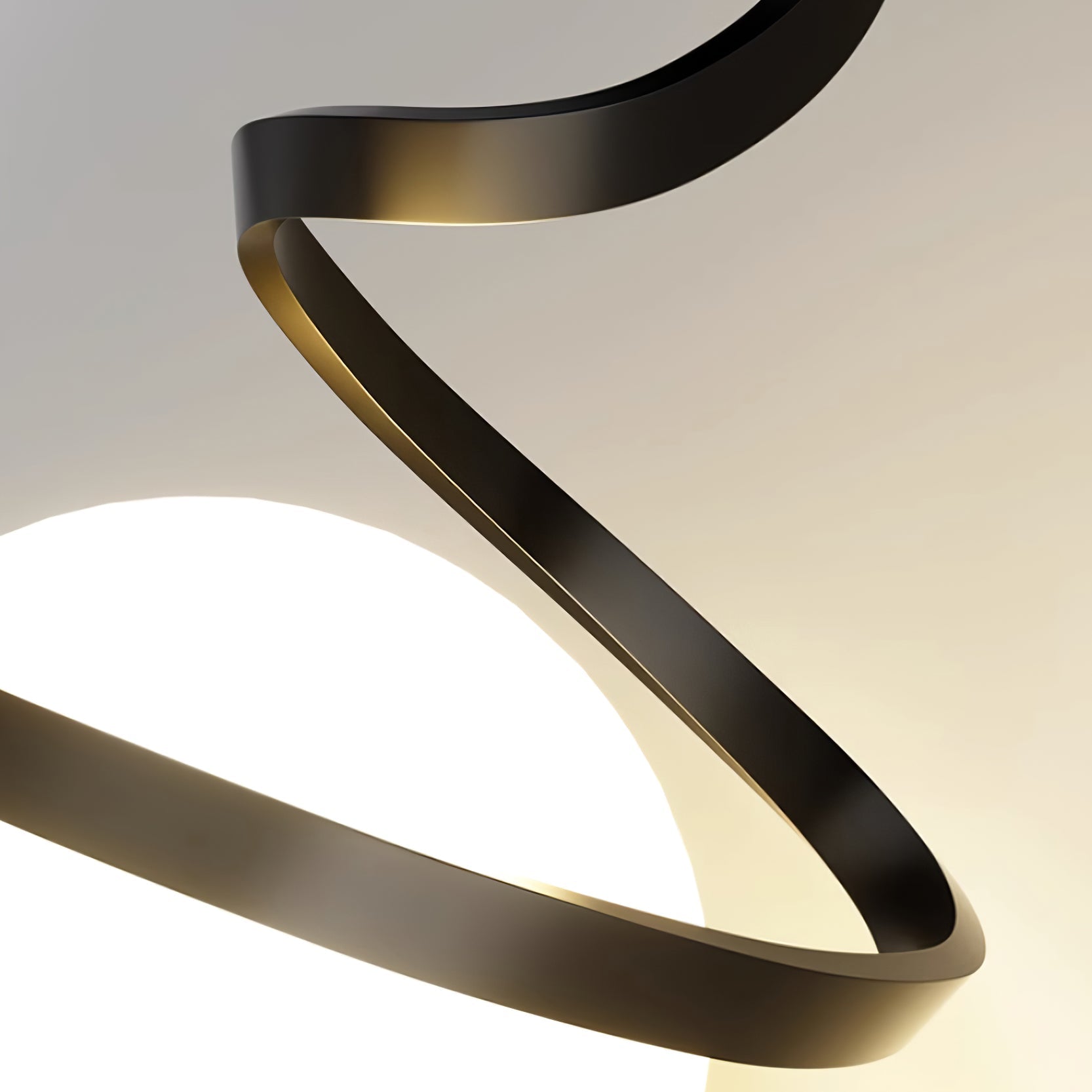 Wire Pendant Lamp Glass Spiral - Letslighting