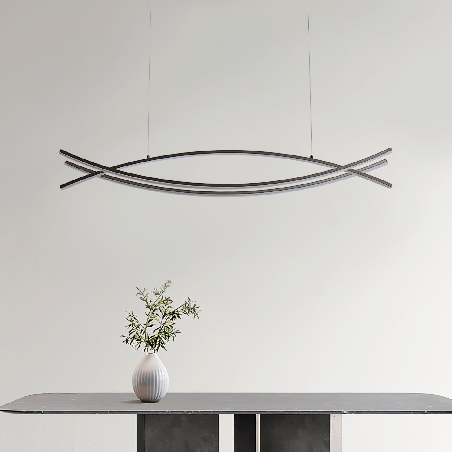 Curinis Modern Minimalist Art LED Chandelier - Letslighting