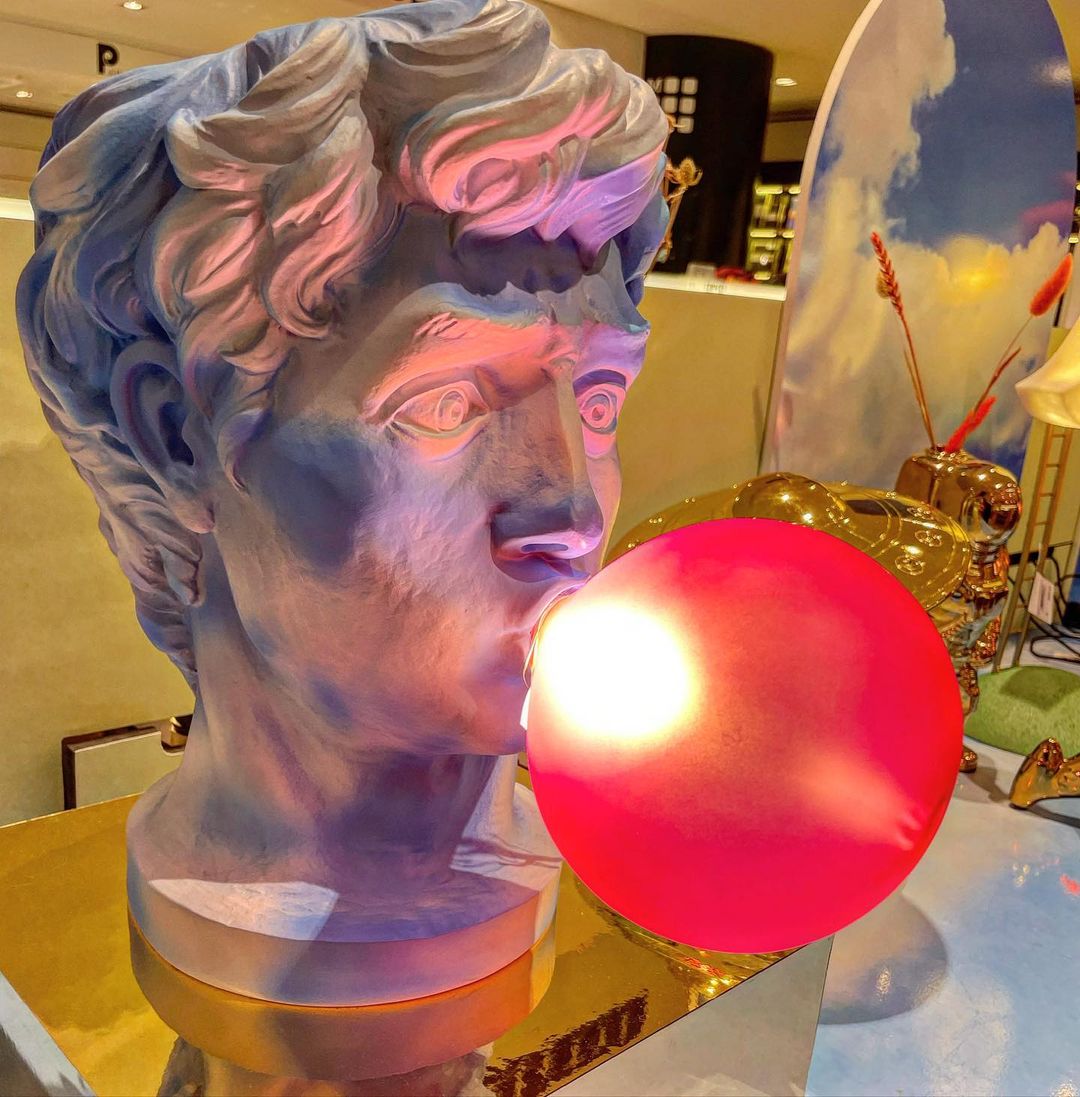 PopArt Contemporary Glass Table Lamp - Letslighting