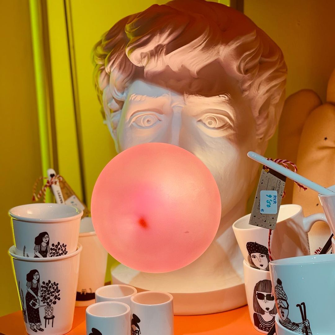 PopArt Contemporary Glass Table Lamp - Letslighting