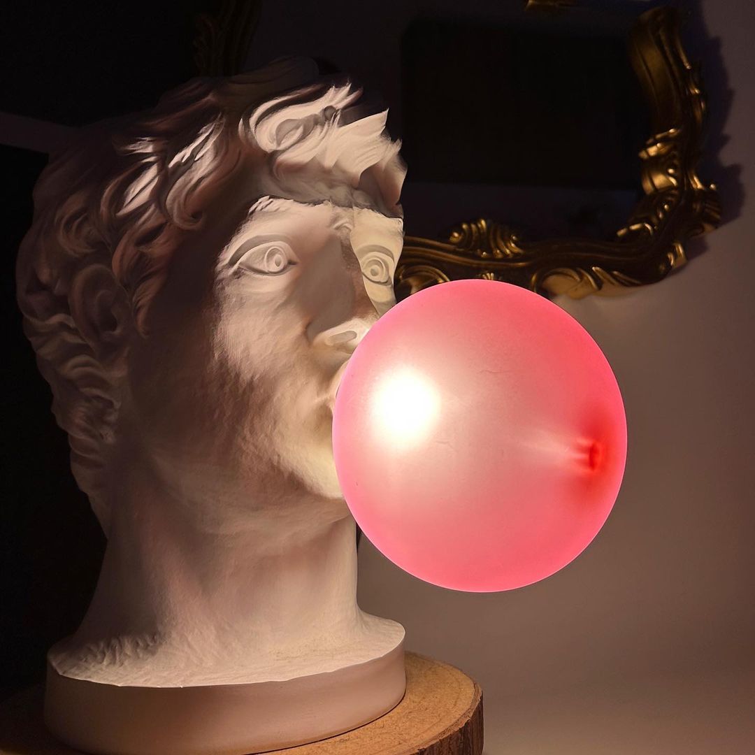 PopArt Contemporary Glass Table Lamp - Letslighting