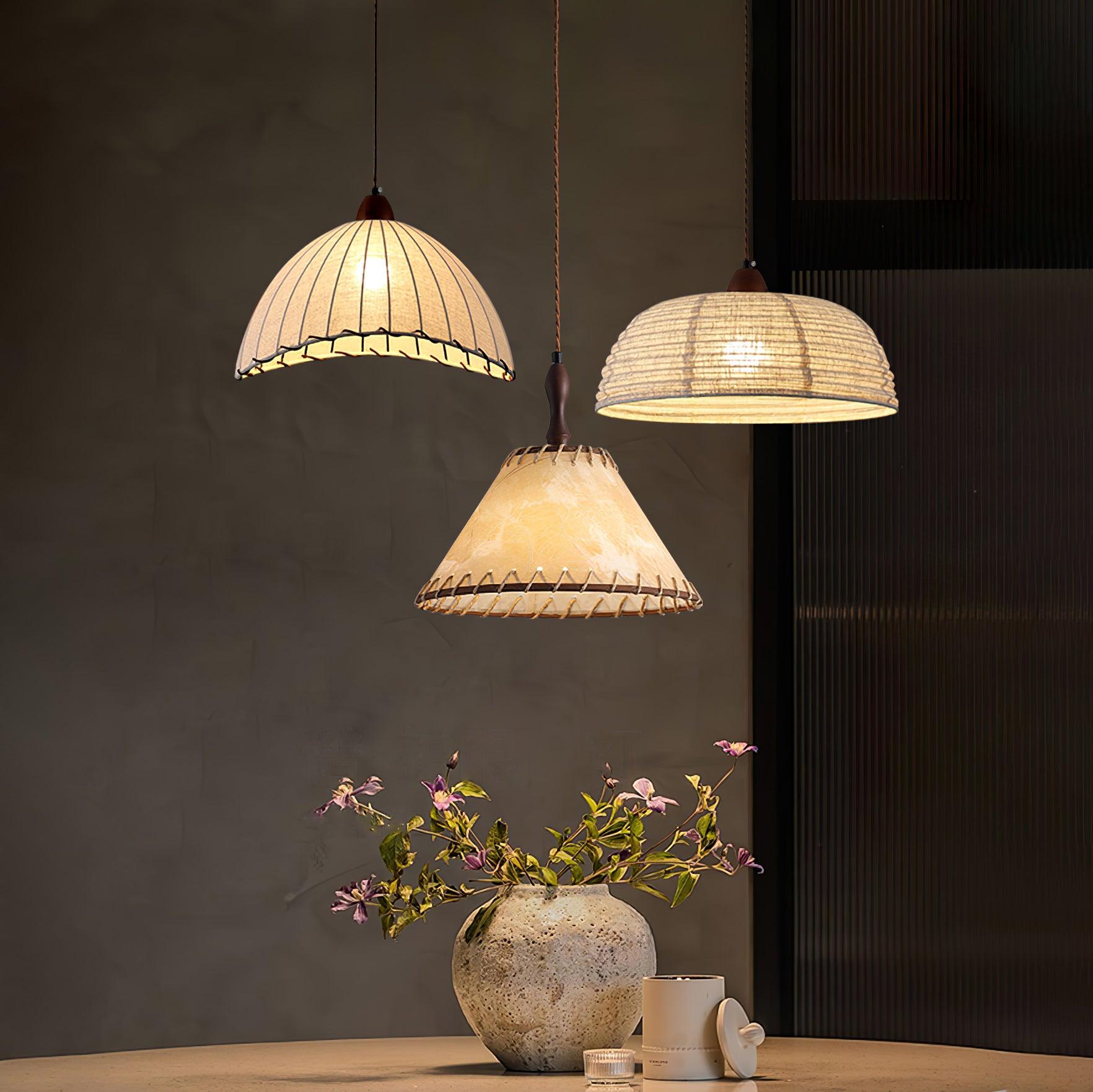 Elara Modern Fabric Pendant Light - Letslighting
