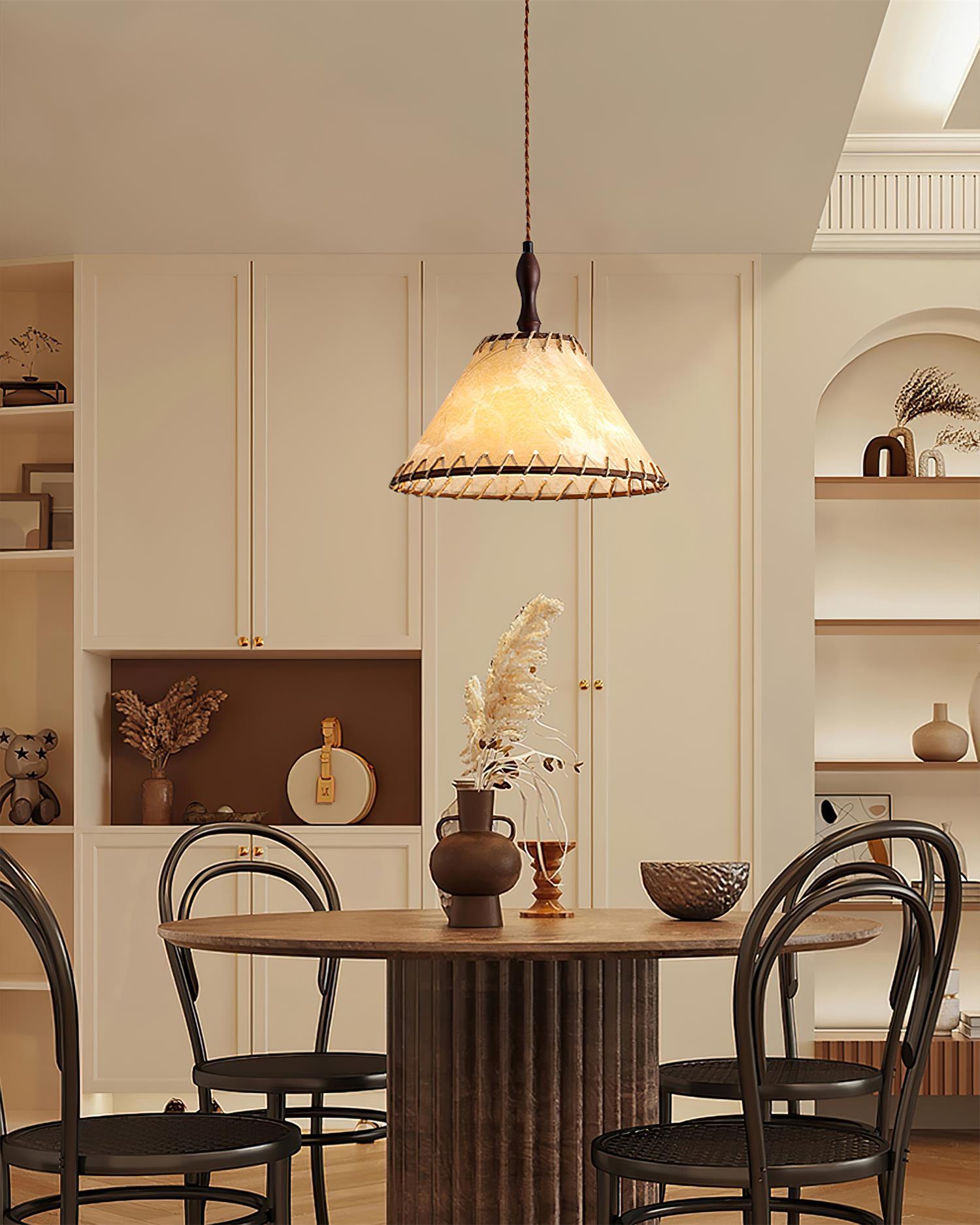 Elara Modern Fabric Pendant Light - Letslighting