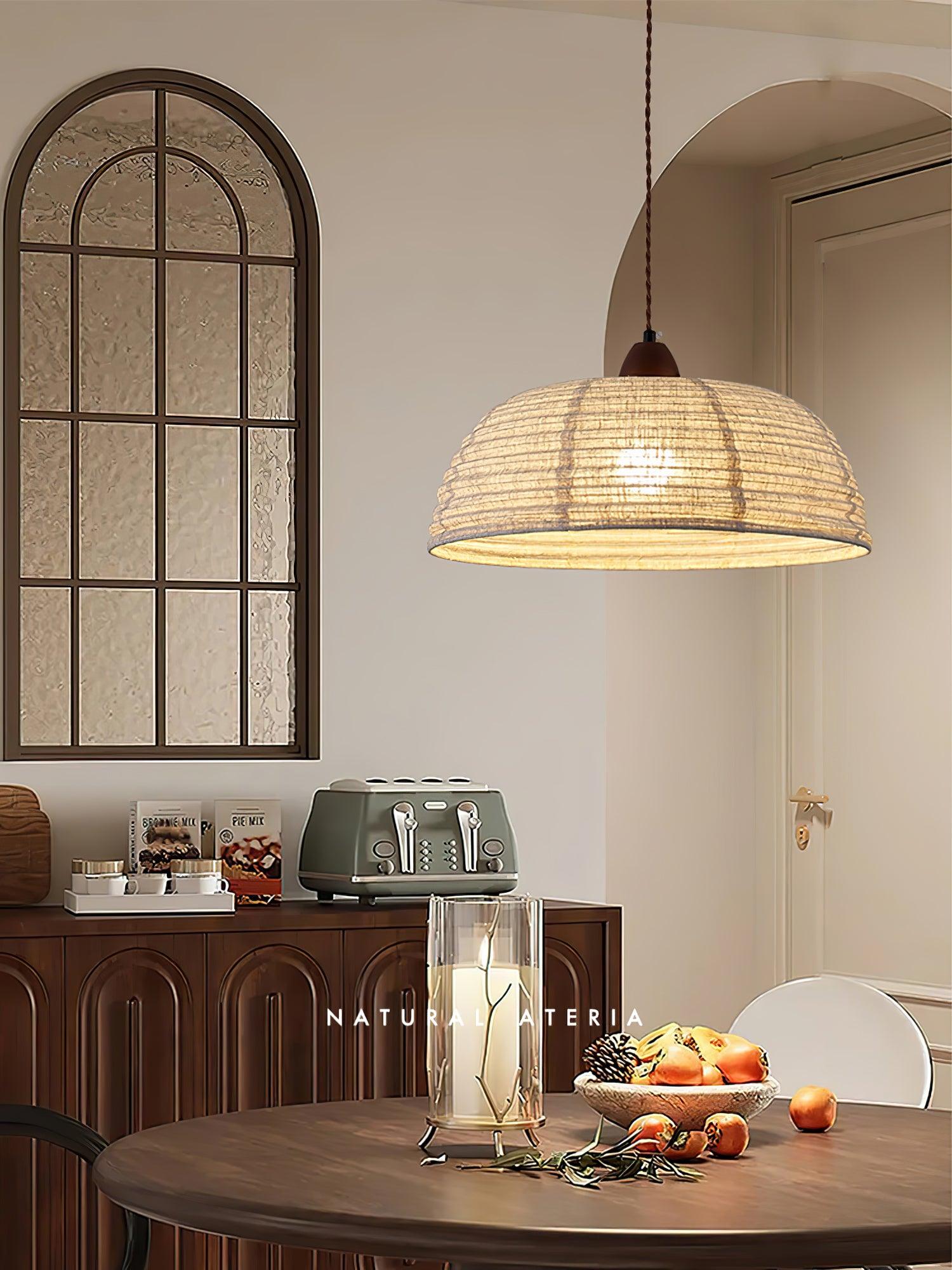 Elara Modern Fabric Pendant Light - Letslighting