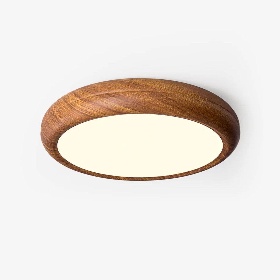 Muto Wood Grain Round Ceiling Light