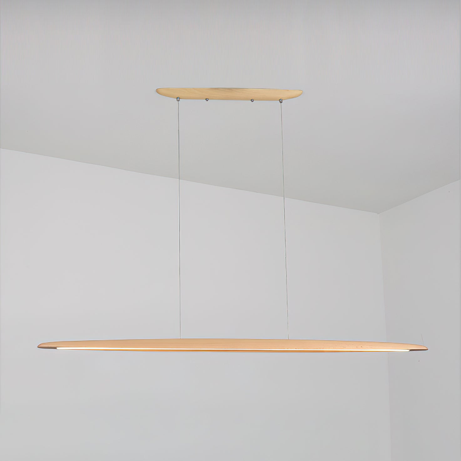 Zing Modern Minimalist Walnut Wood Pendant Lamp - Letslighting