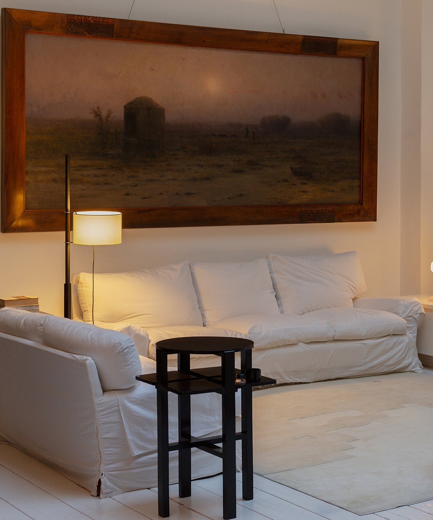 Torna Wood Fabric Floor Lamp - Letslighting