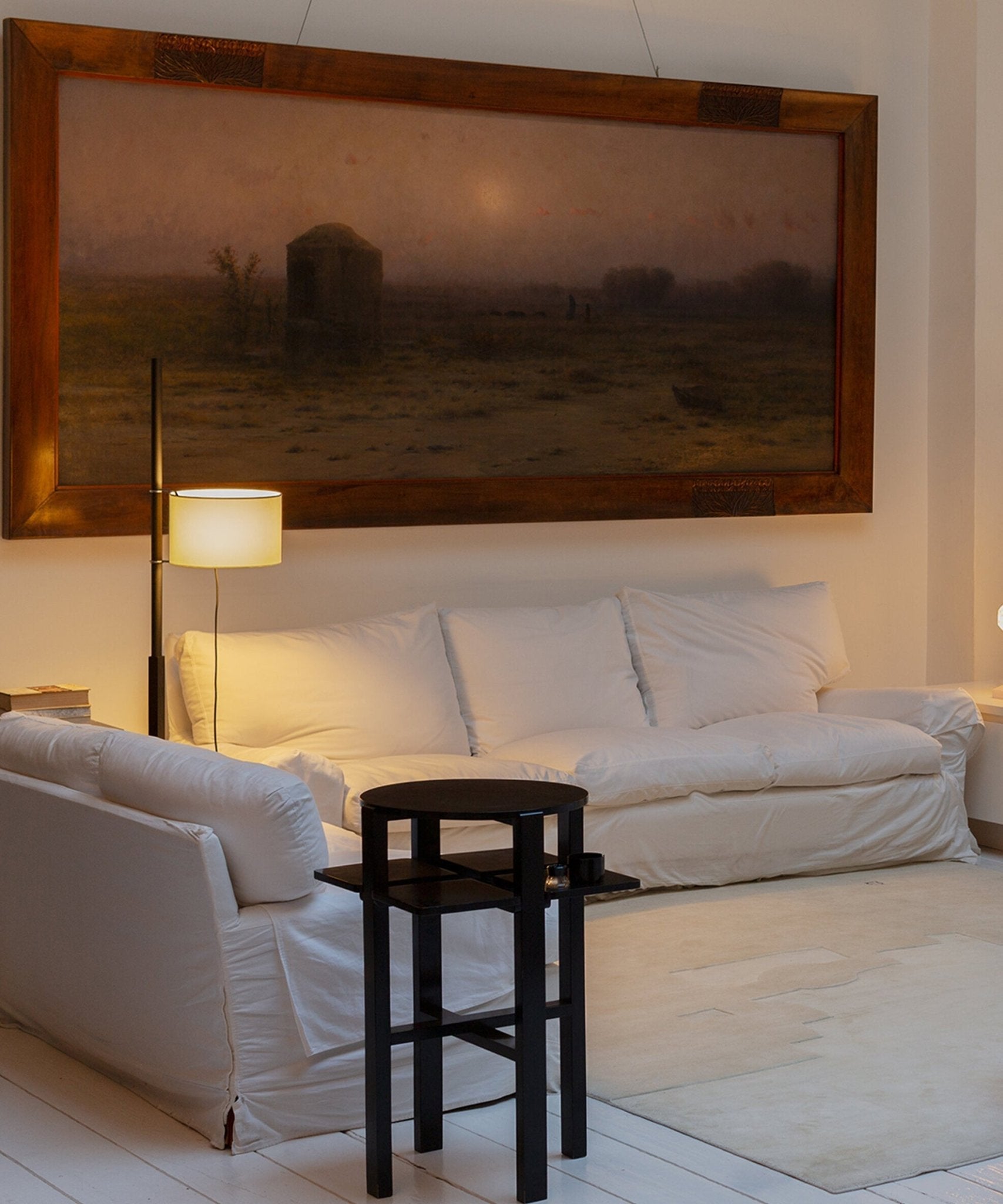 Torna Wood Fabric Floor Lamp - Letslighting