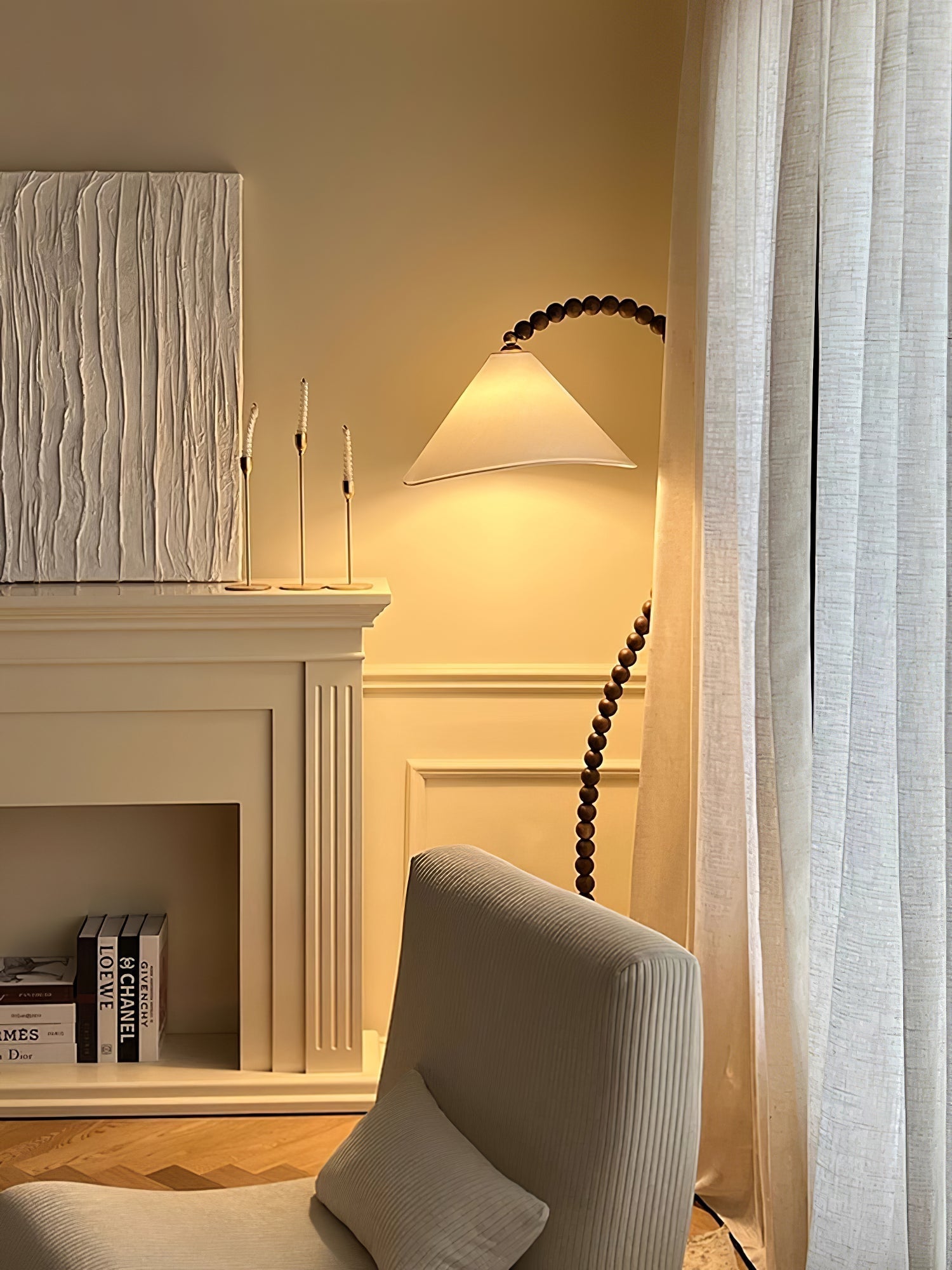 Nadia Modern Wood Floor Lamp - Letslighting