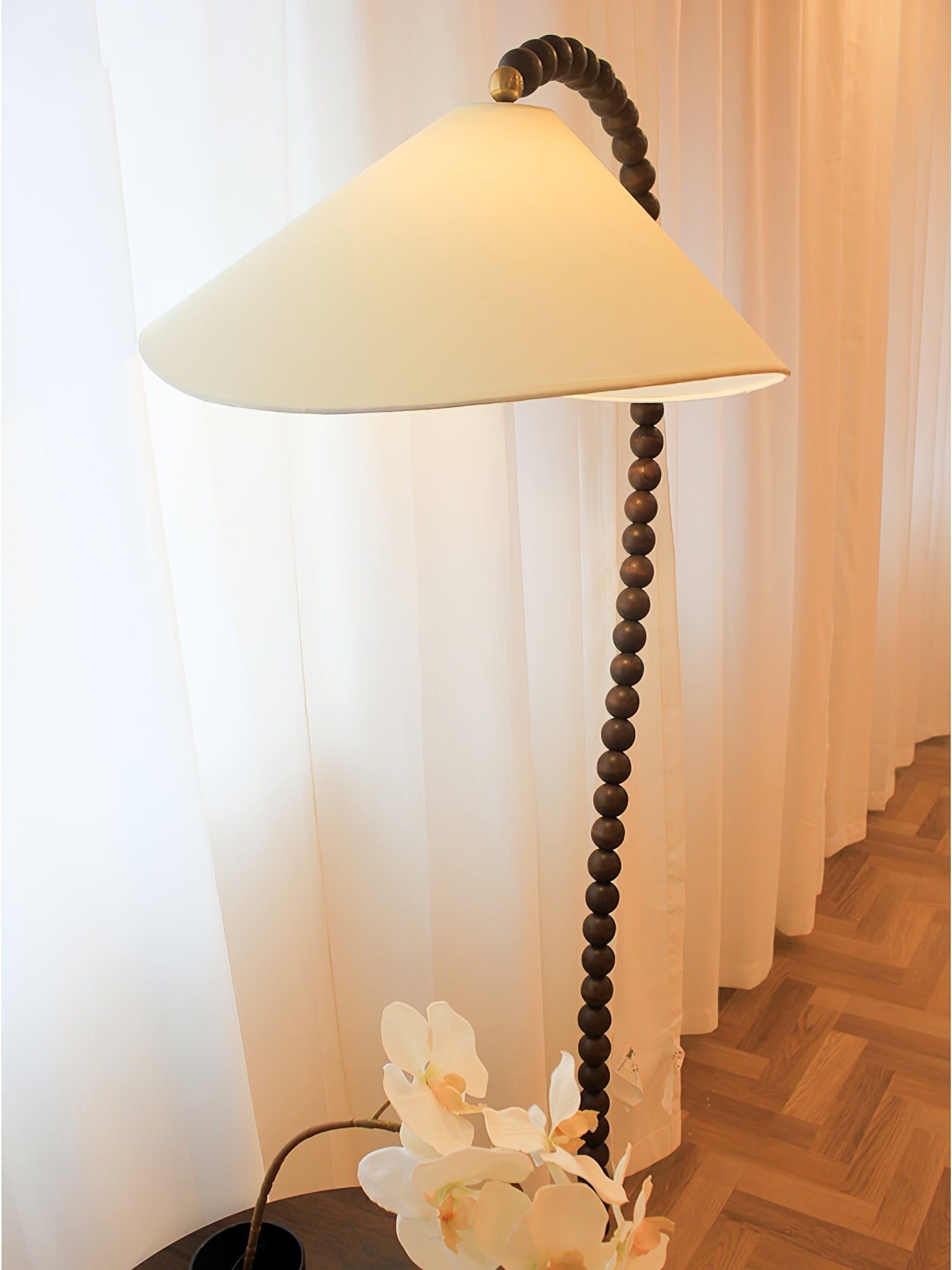 Nadia Modern Wood Floor Lamp - Letslighting