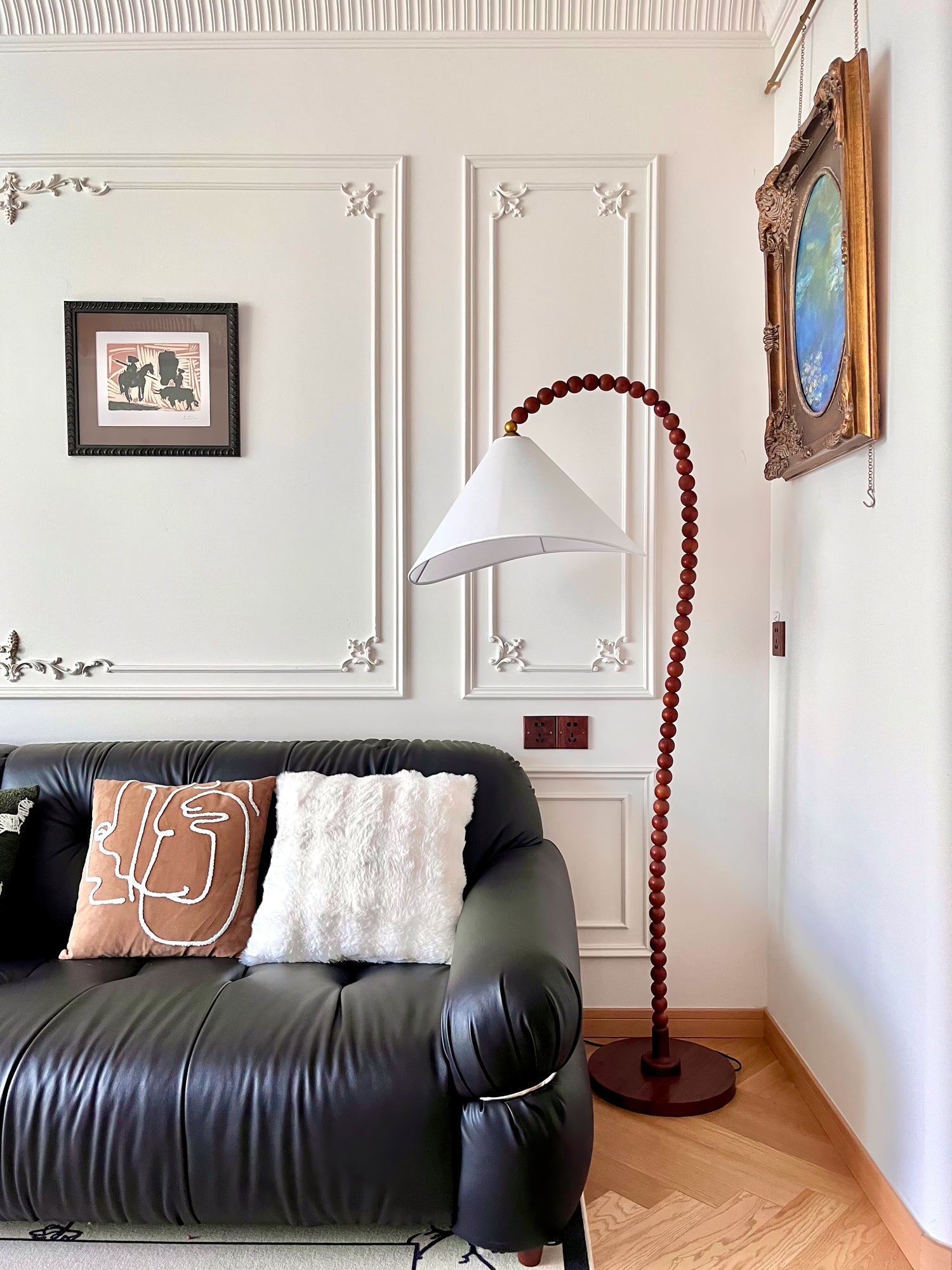 Nadia Modern Wood Floor Lamp - Letslighting