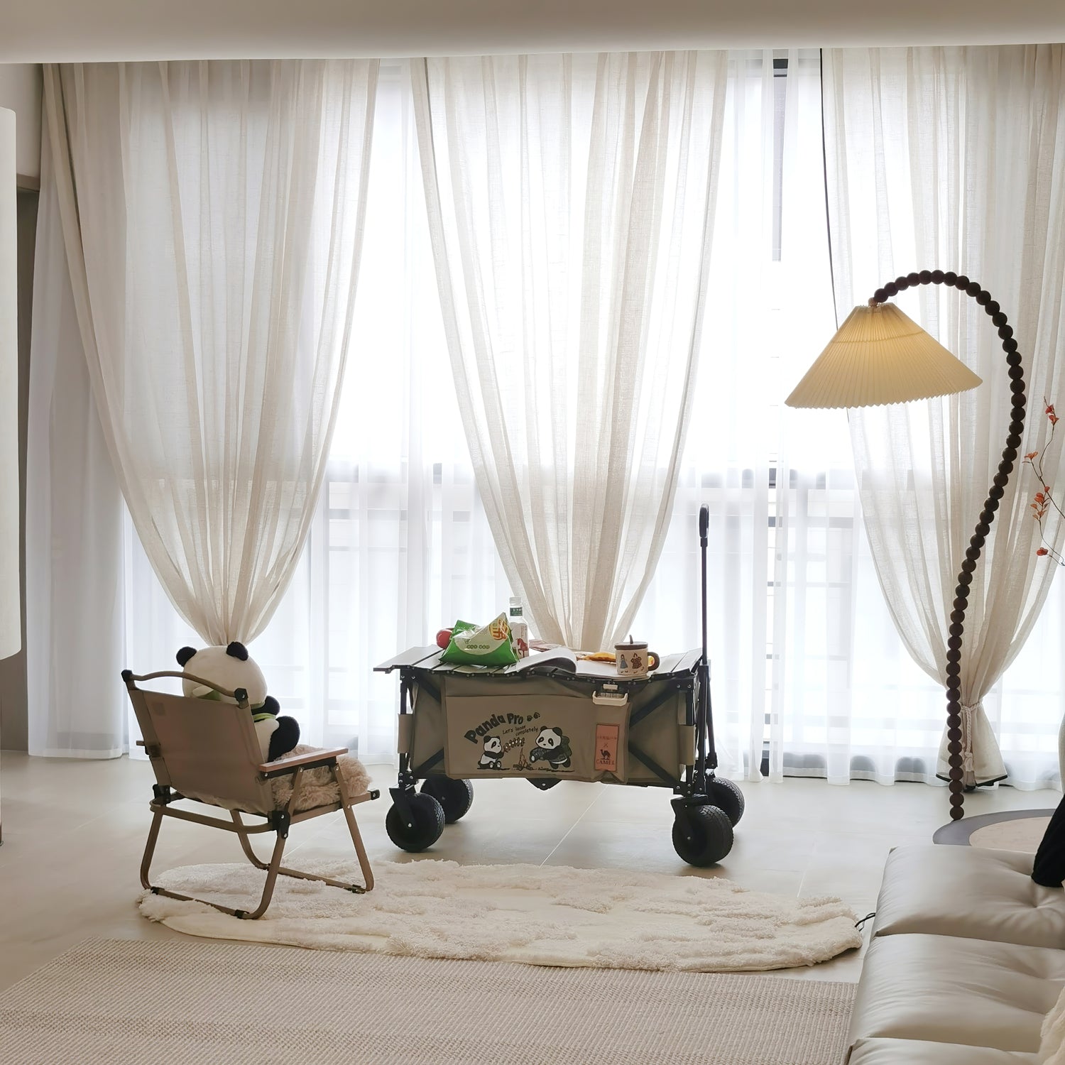 Nadia Modern Wood Floor Lamp - Letslighting