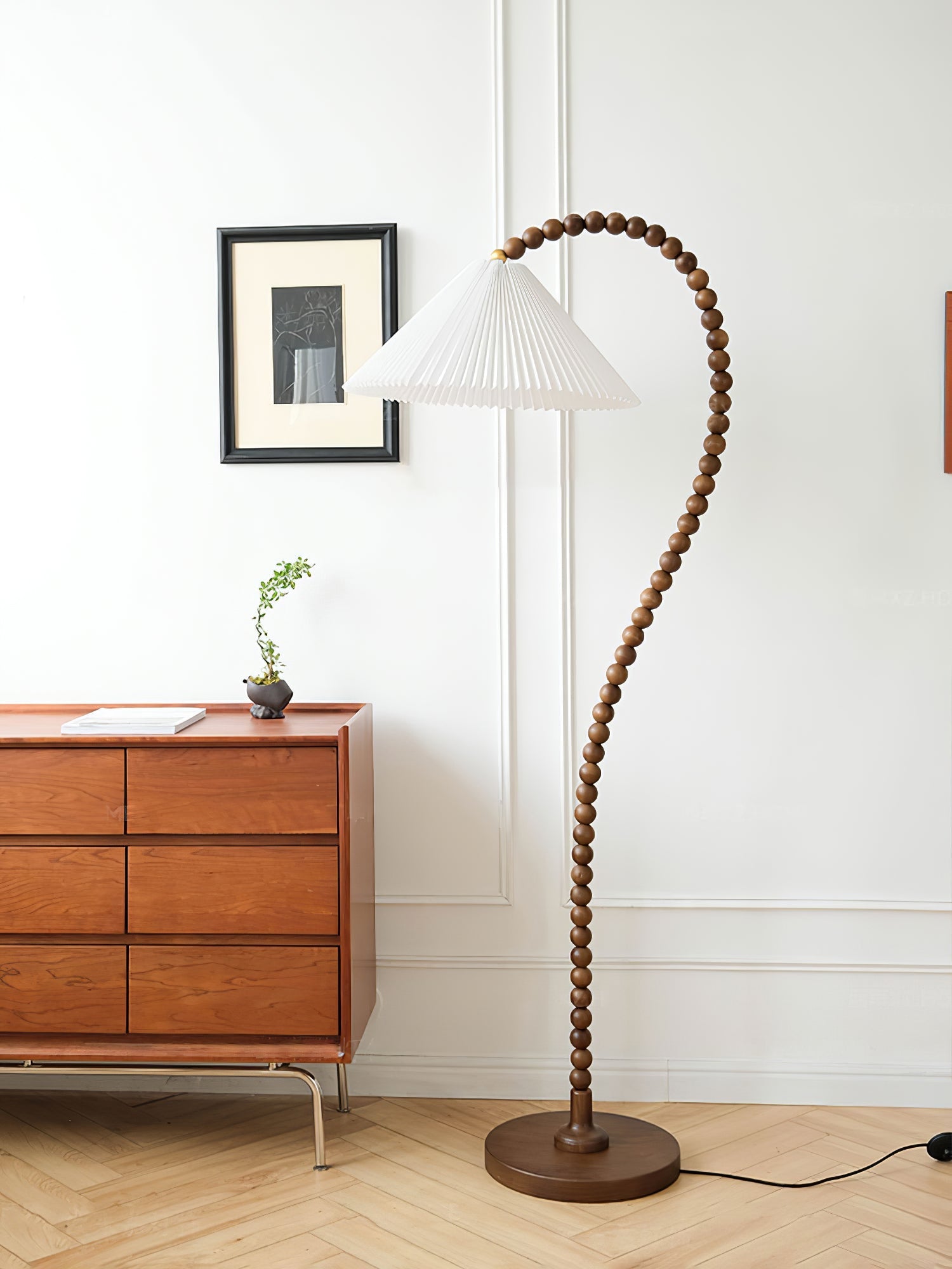 Nadia Modern Wood Floor Lamp - Letslighting