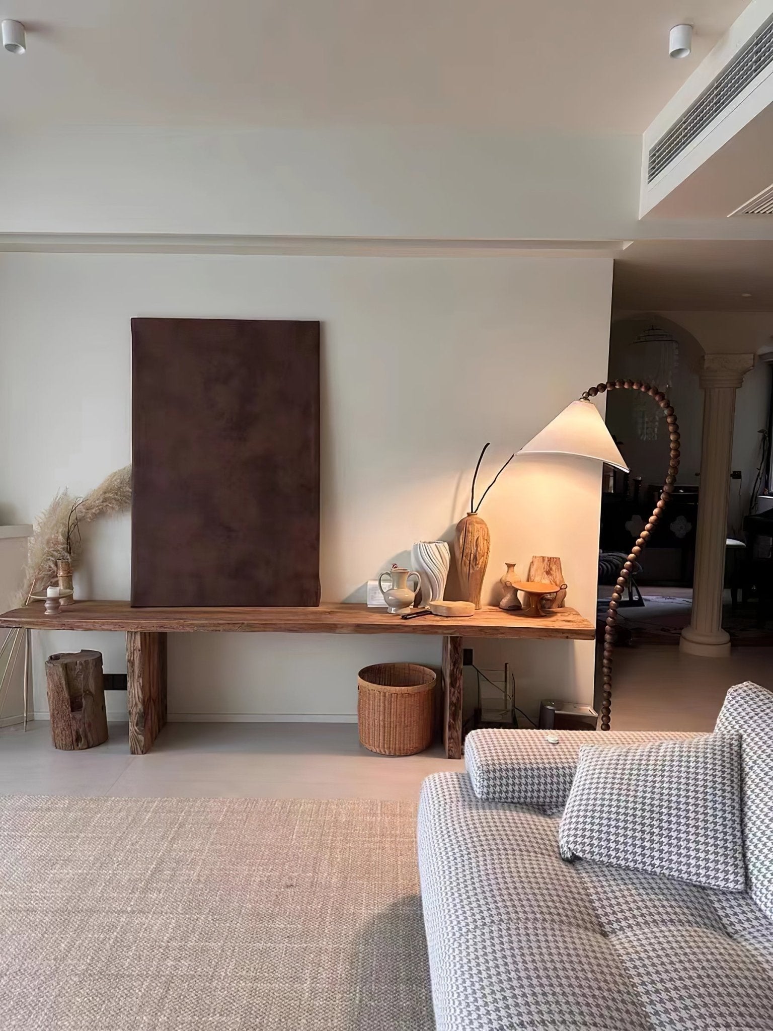 Nadia Modern Wood Floor Lamp - Letslighting