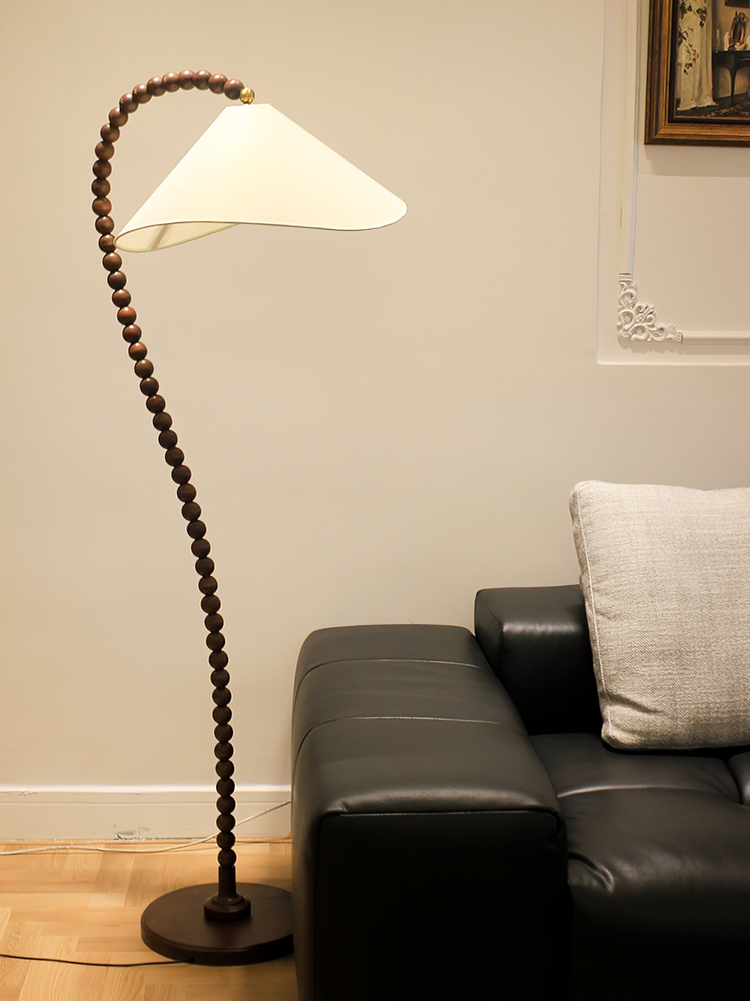 Nadia Modern Wood Floor Lamp - Letslighting