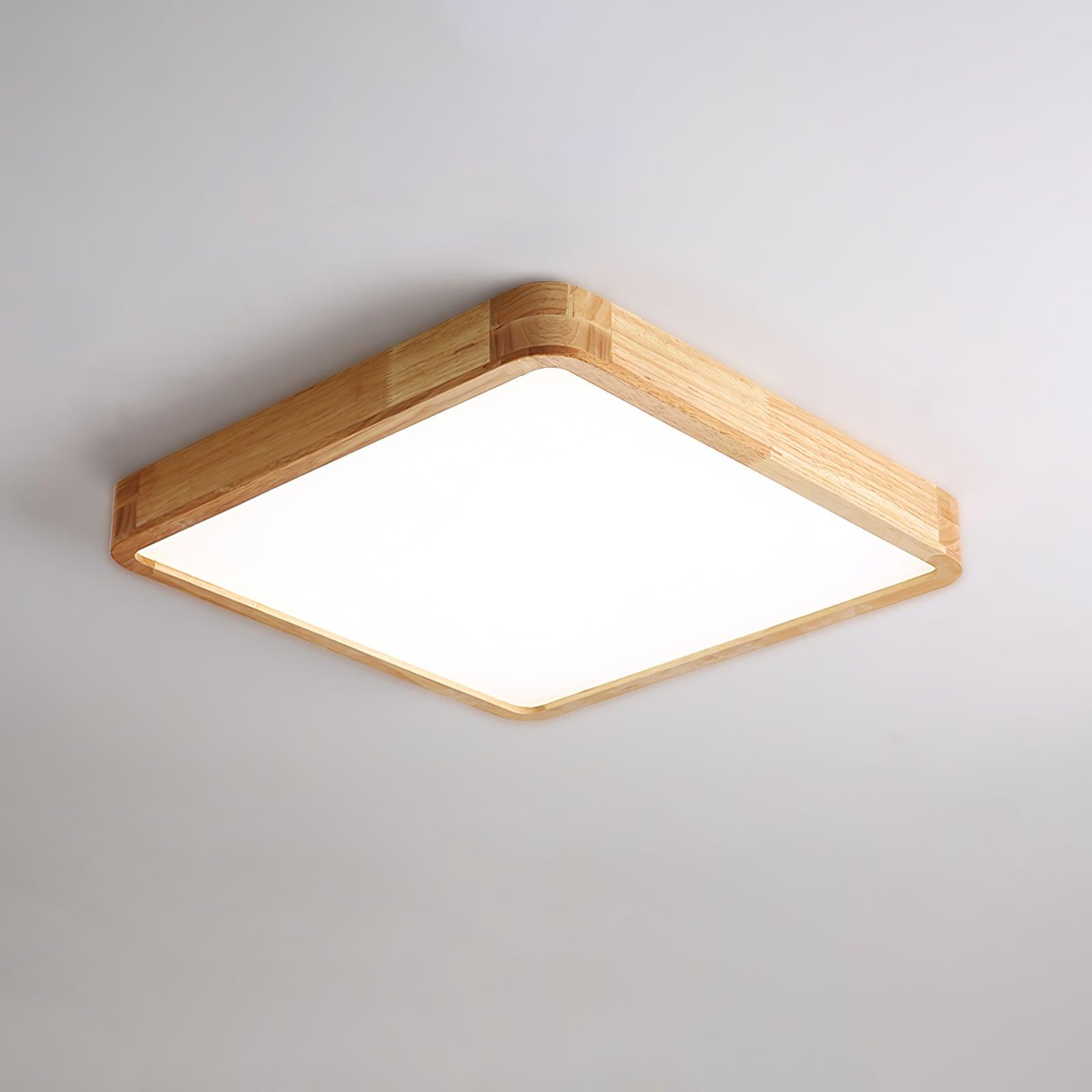 Muto Wooden Geometric Ceiling Light