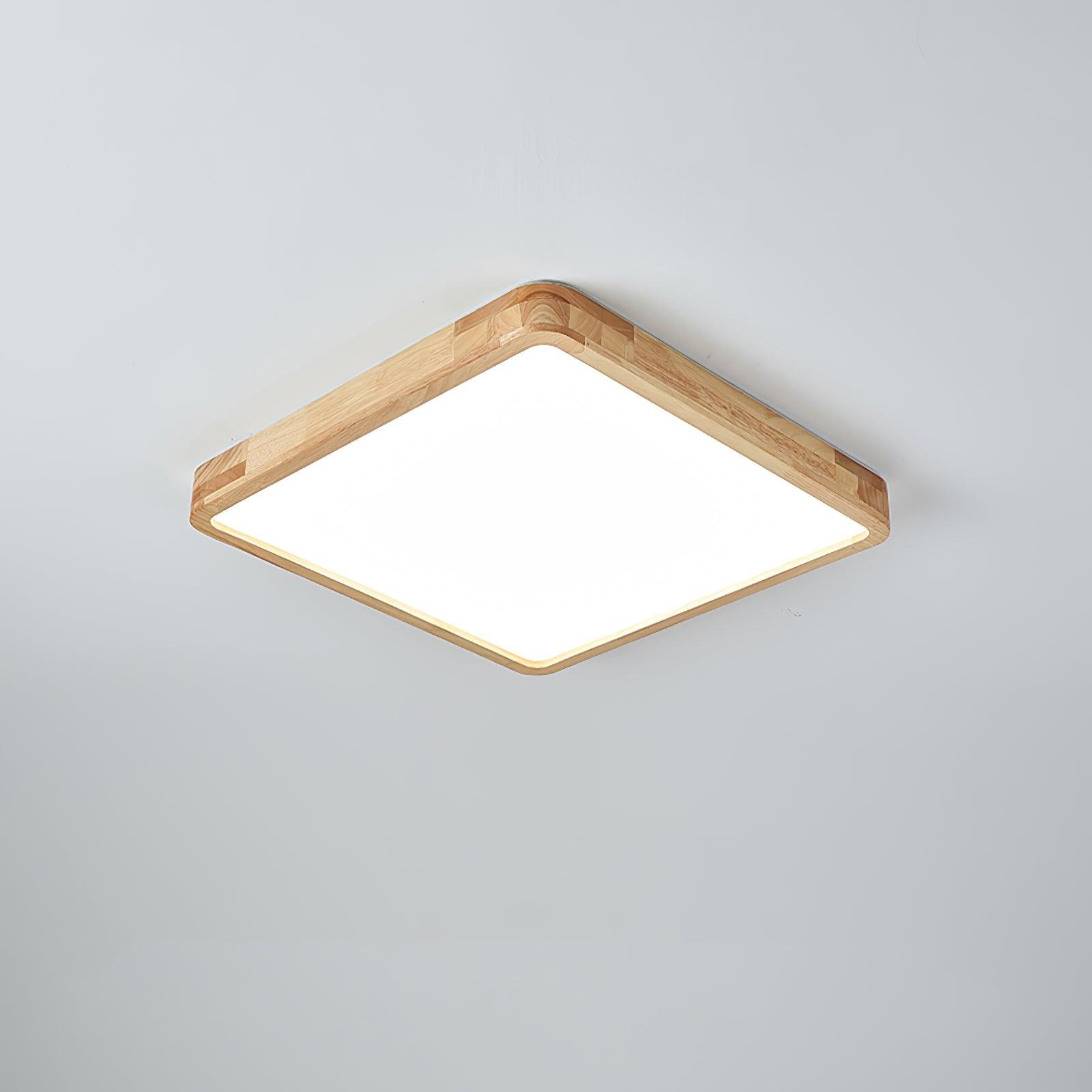 Muto Wooden Geometric Ceiling Light