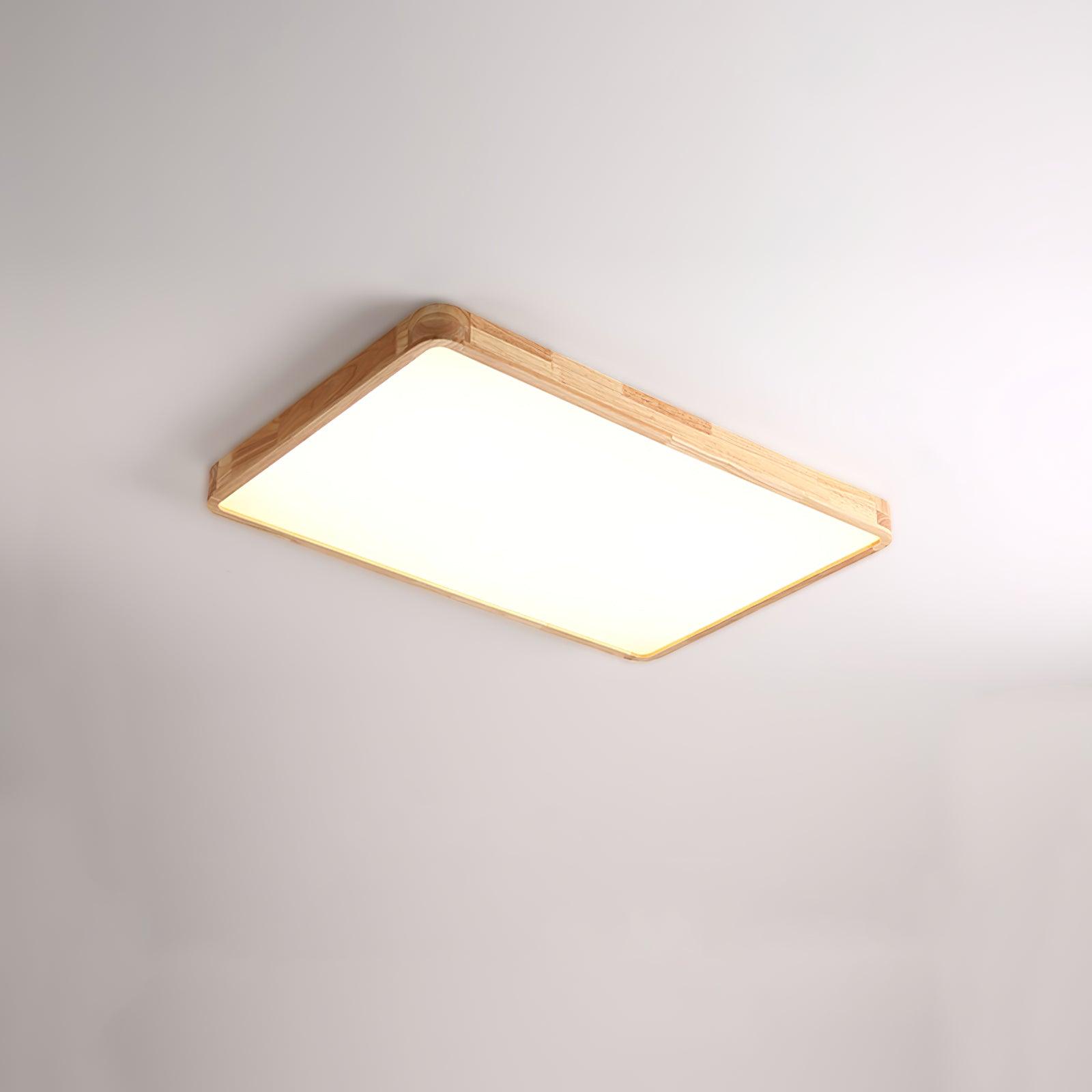 Muto Wooden Geometric Ceiling Light