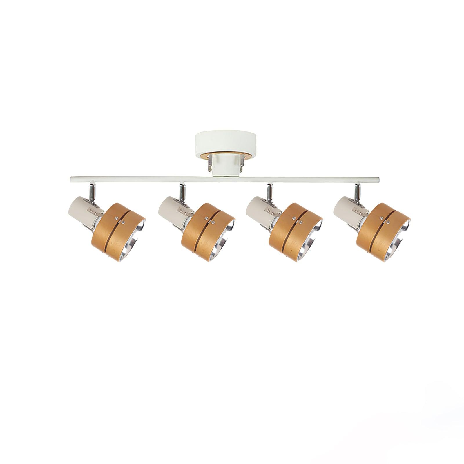 Elsorila Elegance Adjustable Spot Wooden Ceiling Lamp - Letslighting