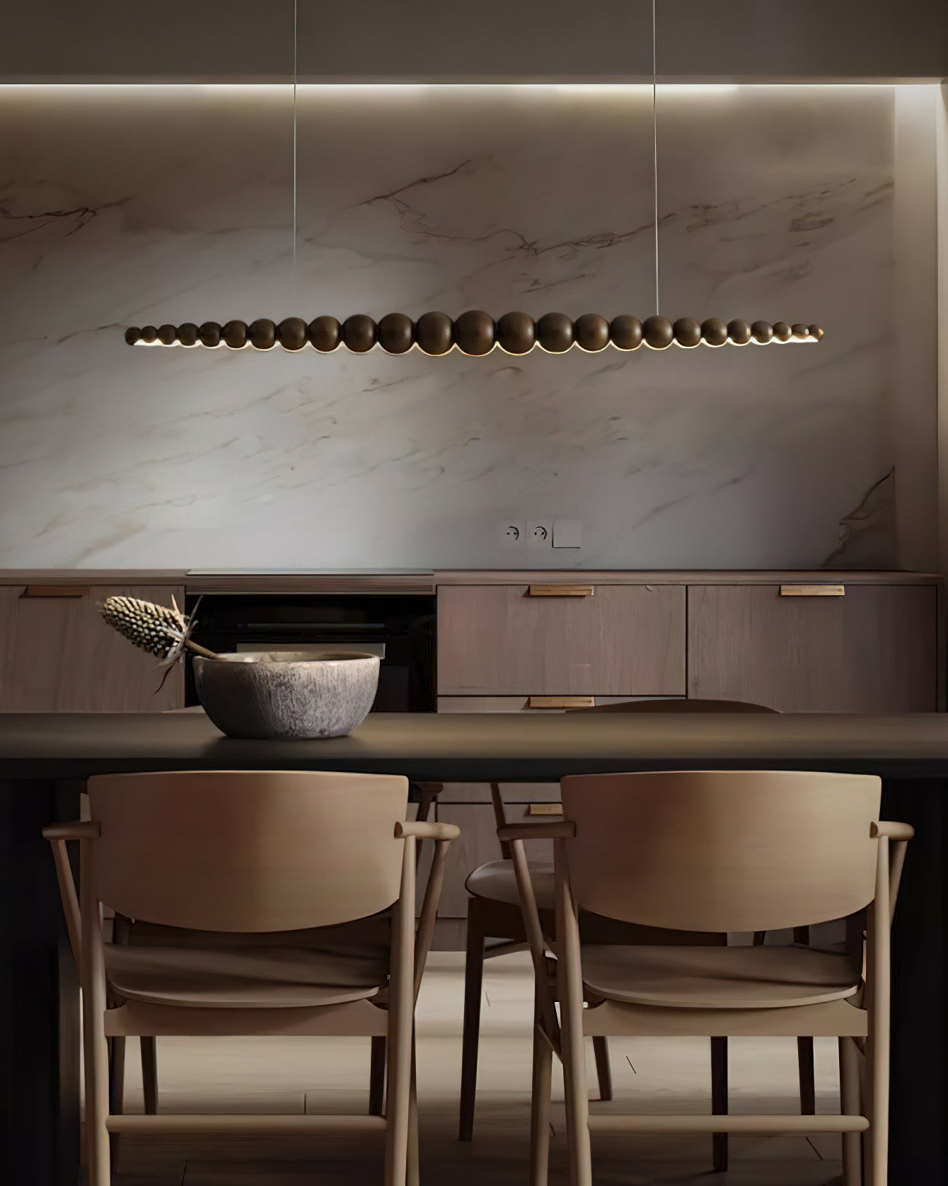 Orlanre Wood Minimalistic Pendant Light - Letslighting