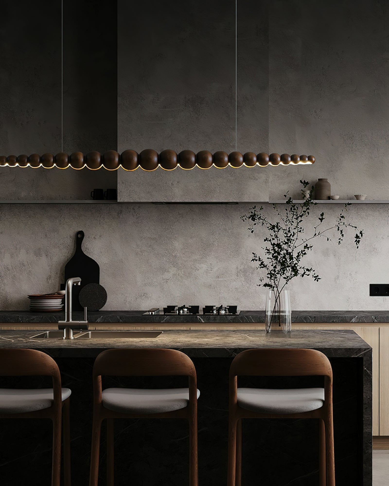 Orlanre Wood Minimalistic Pendant Light - Letslighting