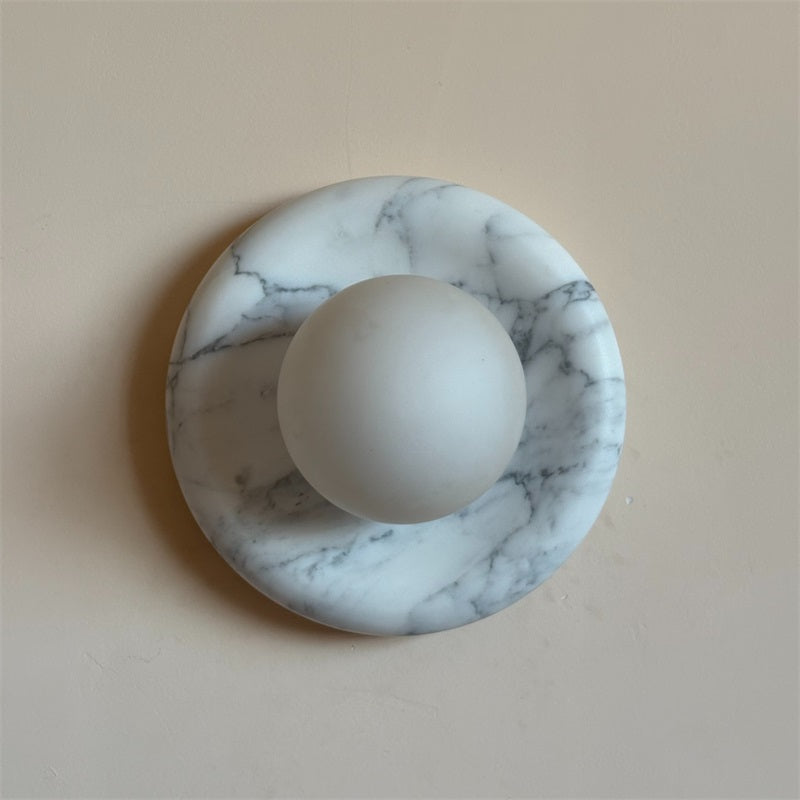 Zoraean Premium Elegance White Marble Sconce Wall Lamp - Letslighting