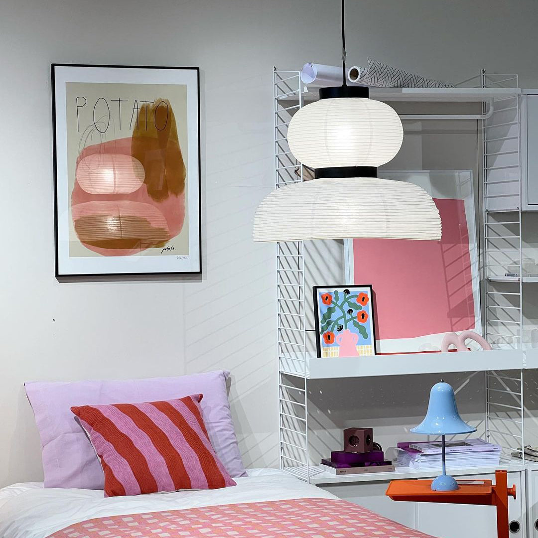 Xuan Hanging Lamp Paper Lantern Tranquil - Letslighting