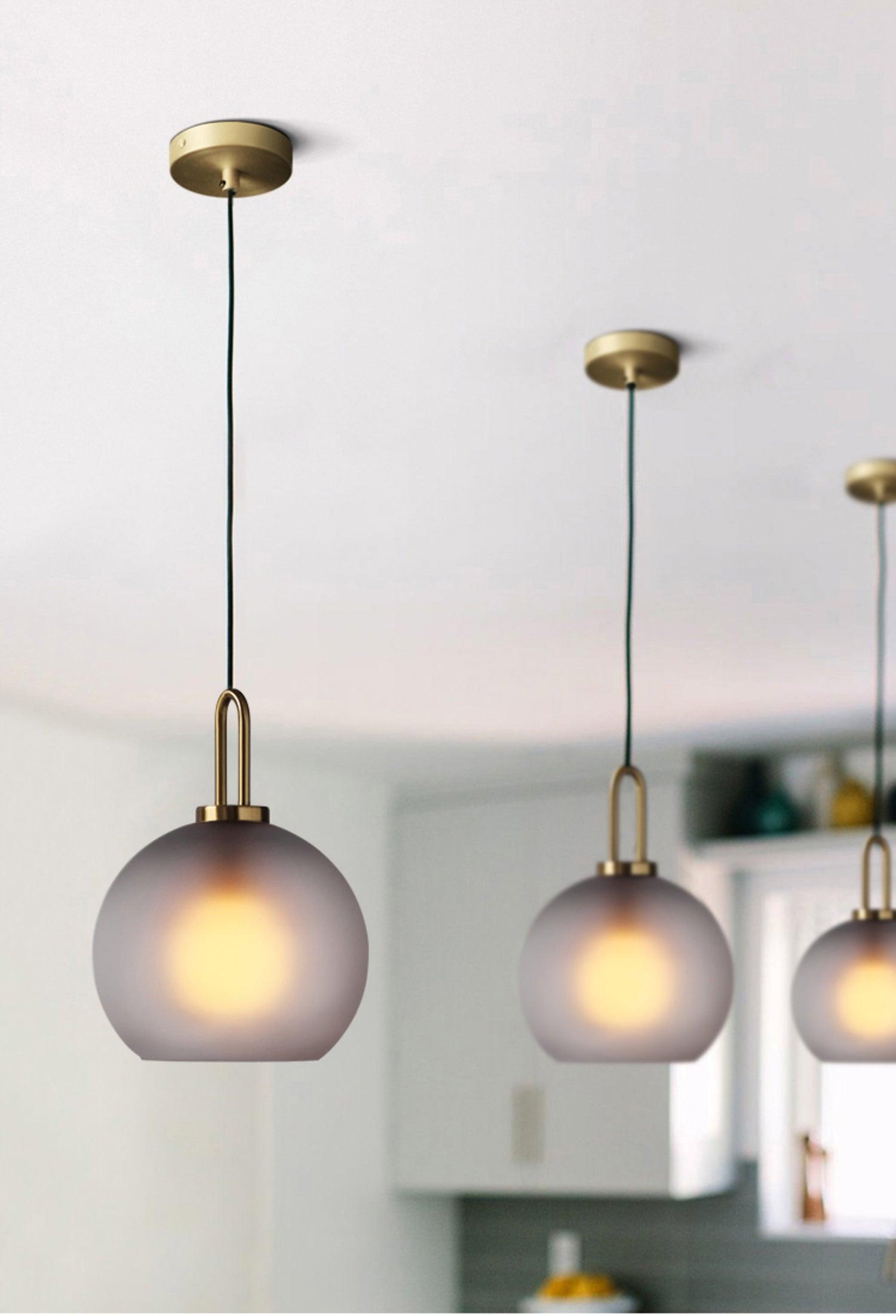 Lustra Pendant Lamp Pendulum Glass - Letslighting