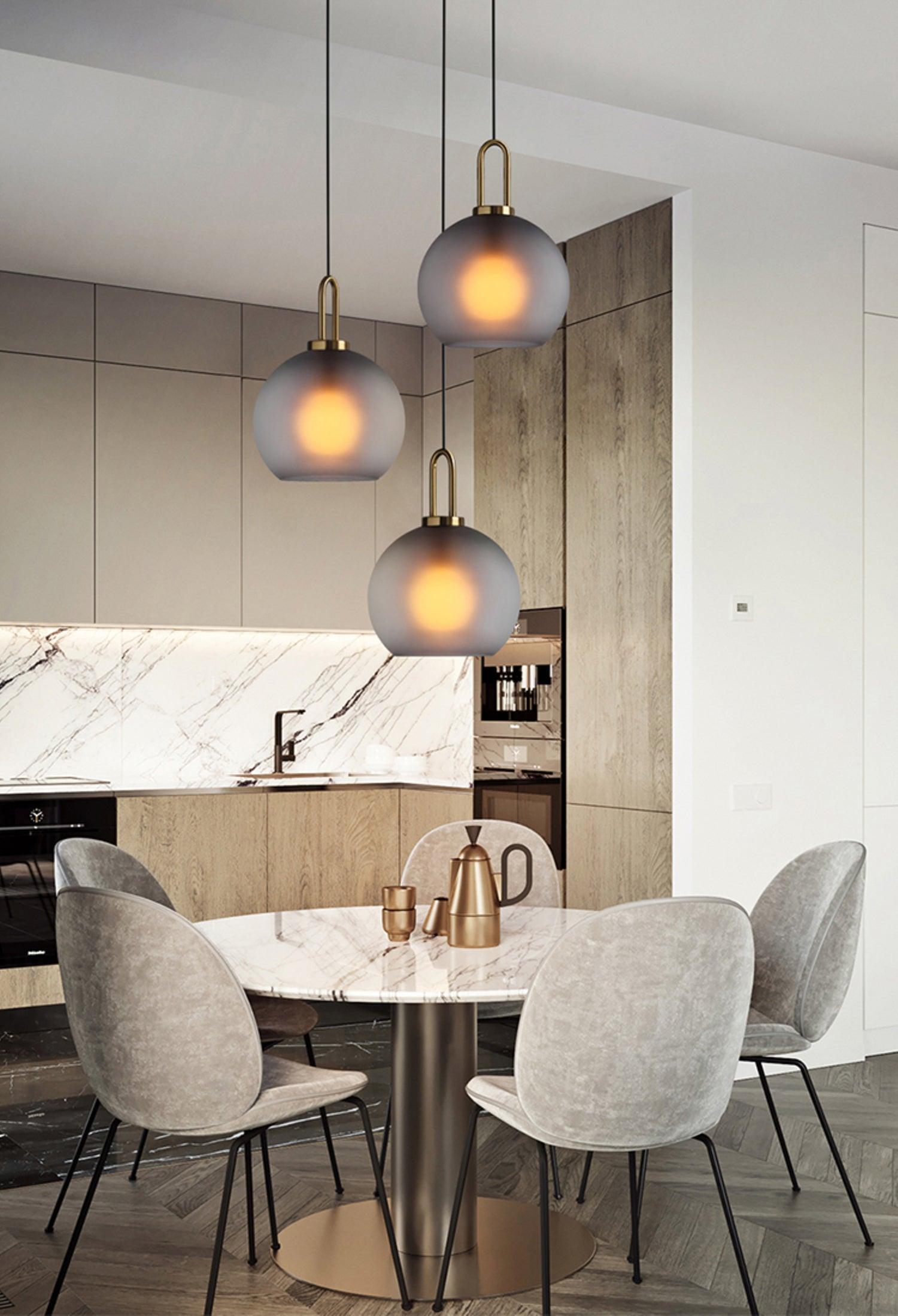 Lustra Pendant Lamp Pendulum Glass - Letslighting
