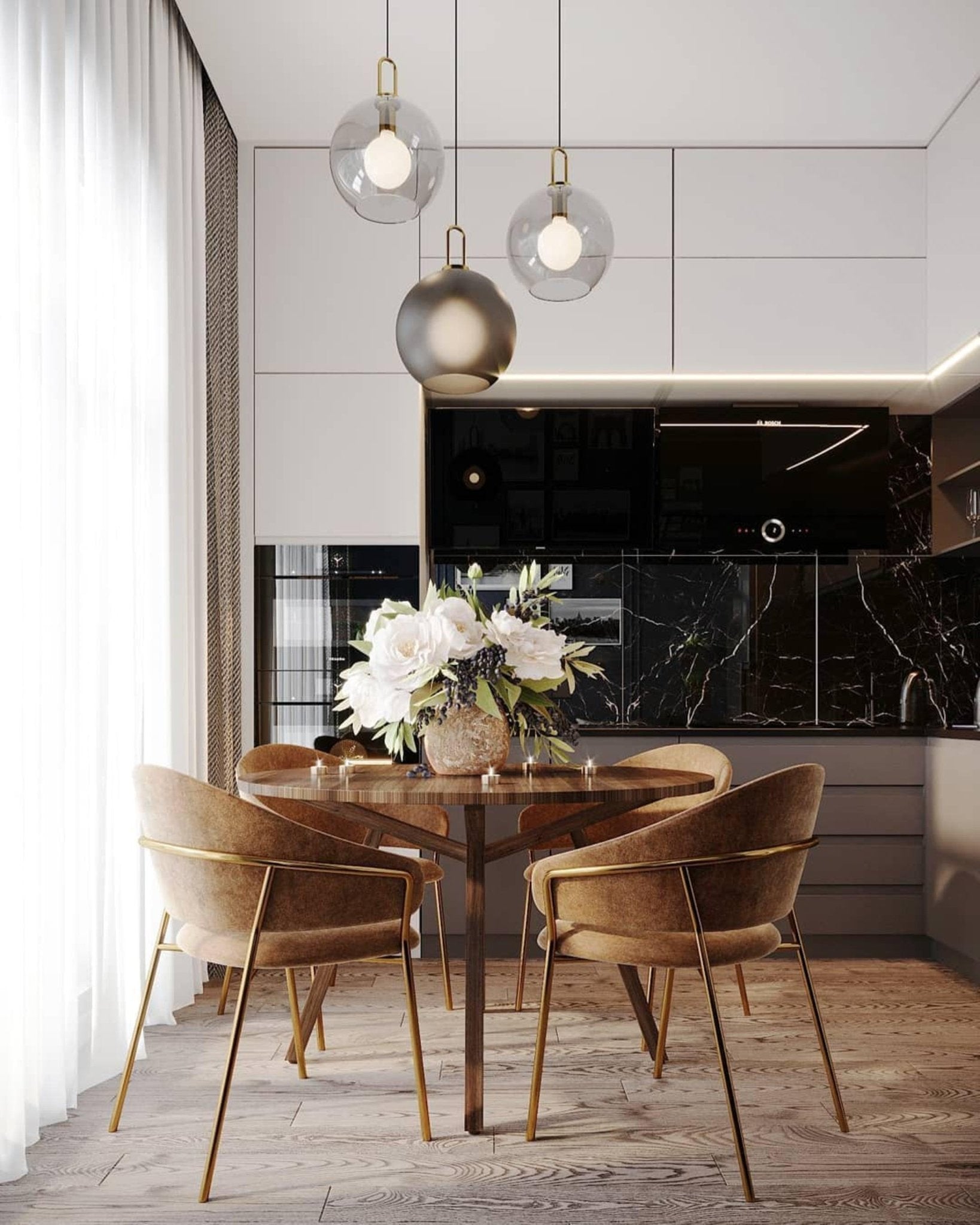 Lustra Pendant Lamp Pendulum Glass - Letslighting
