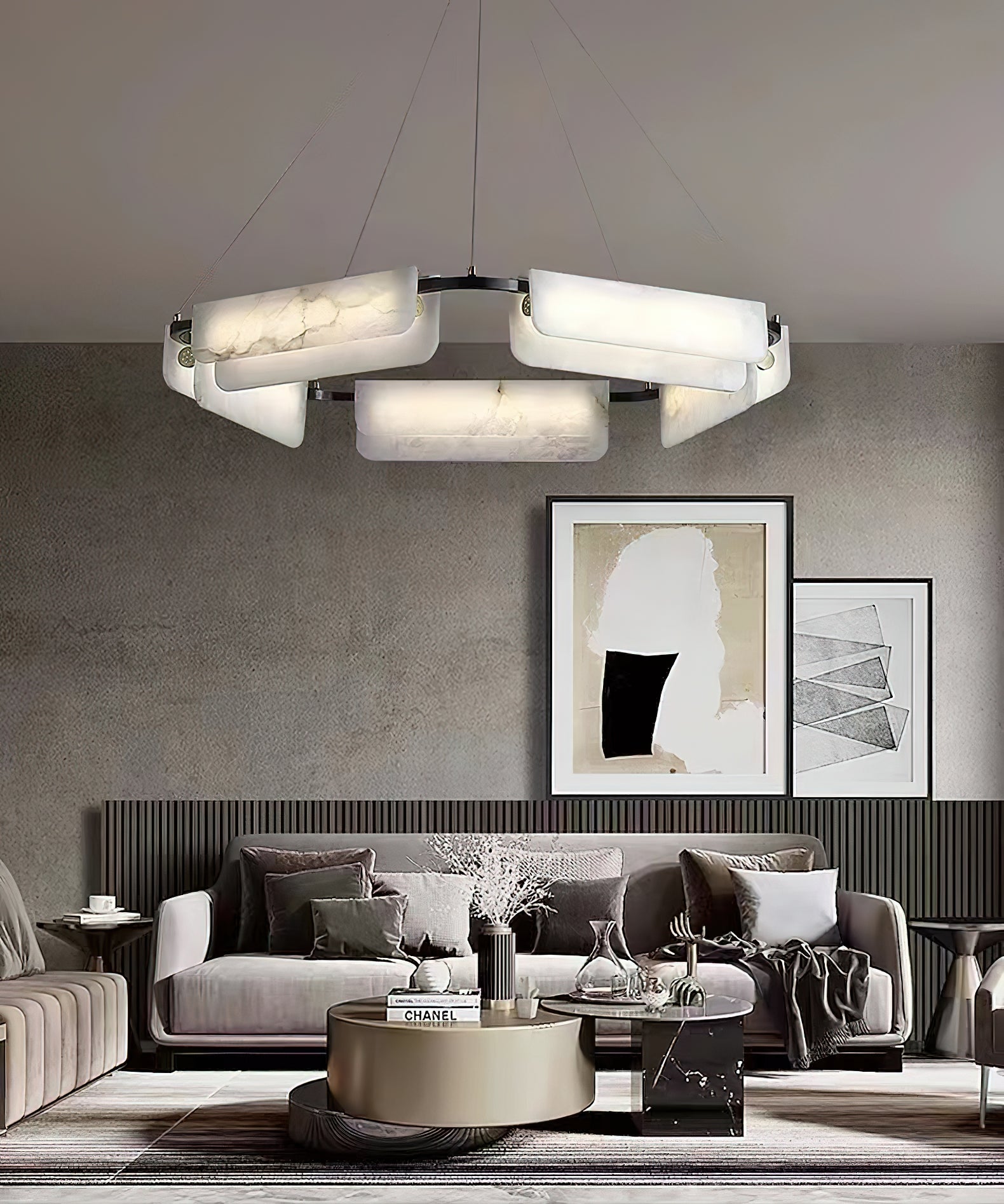 Syphaen Postmodern Luxury Alabaster Chandelier - Letslighting