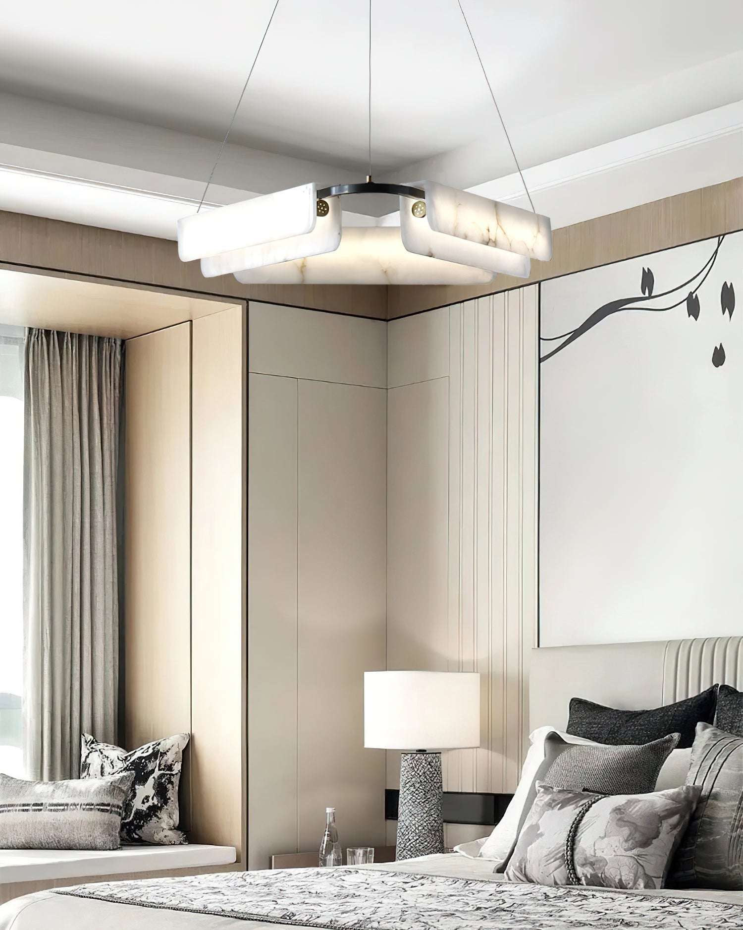 Syphaen Postmodern Luxury Alabaster Chandelier - Letslighting