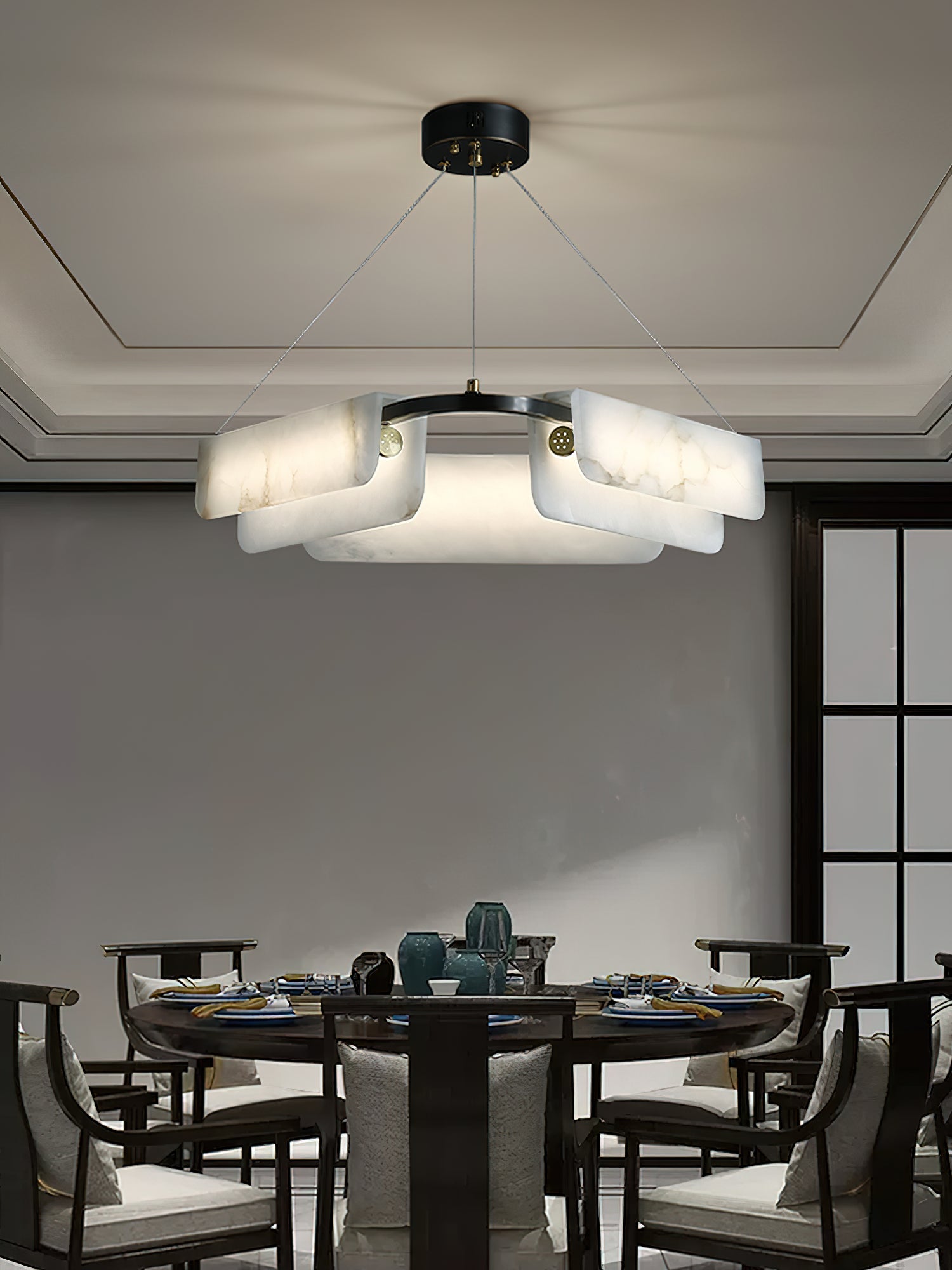 Syphaen Postmodern Luxury Alabaster Chandelier - Letslighting