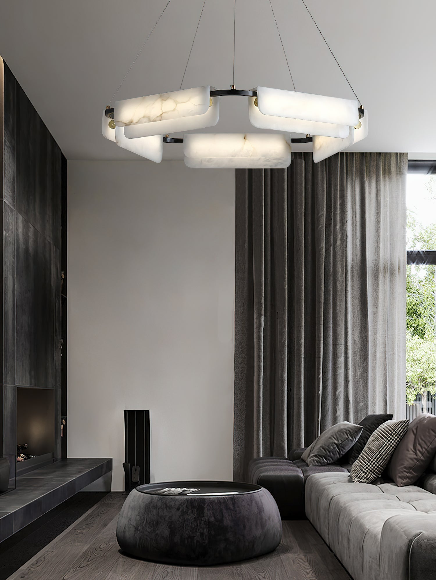 Syphaen Postmodern Luxury Alabaster Chandelier - Letslighting