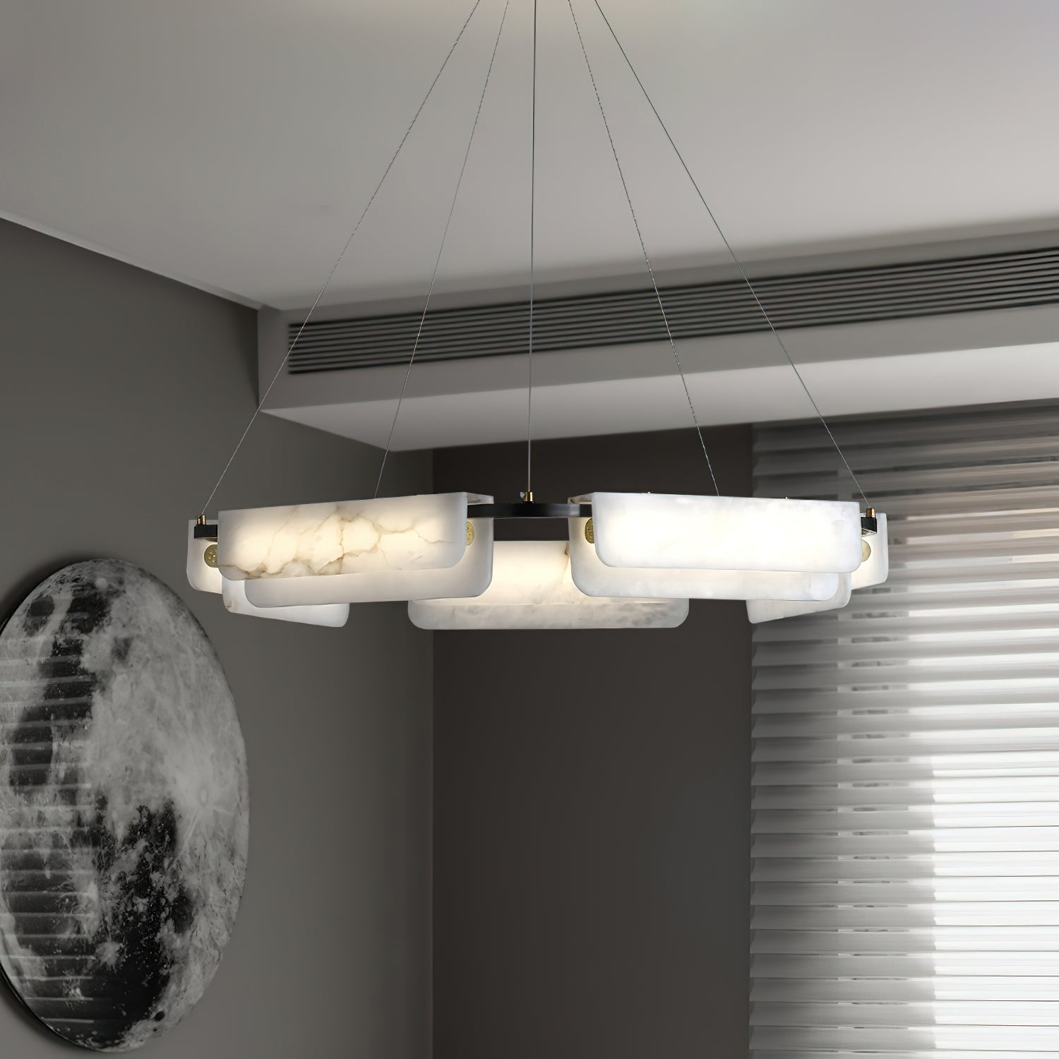 Syphaen Postmodern Luxury Alabaster Chandelier - Letslighting