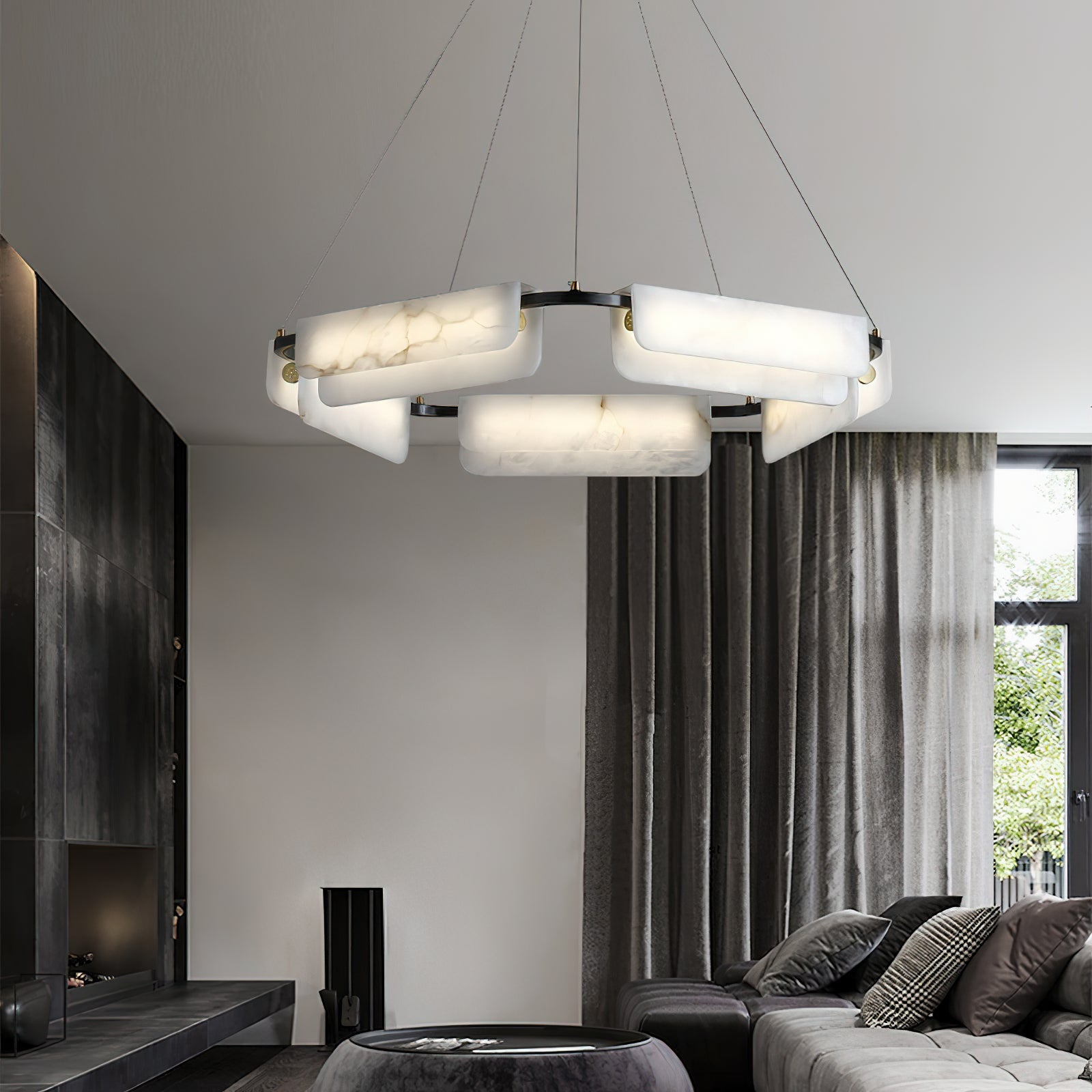 Syphaen Postmodern Luxury Alabaster Chandelier - Letslighting