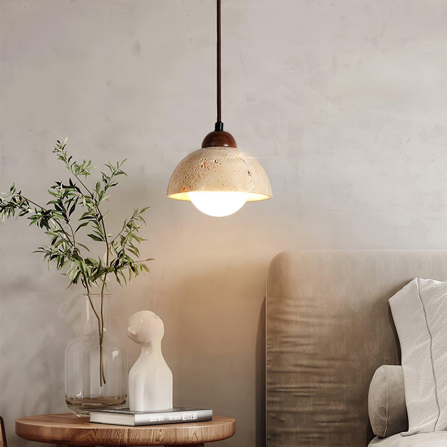 Ritta Travertine Pendant Light Six Style - Letslighting