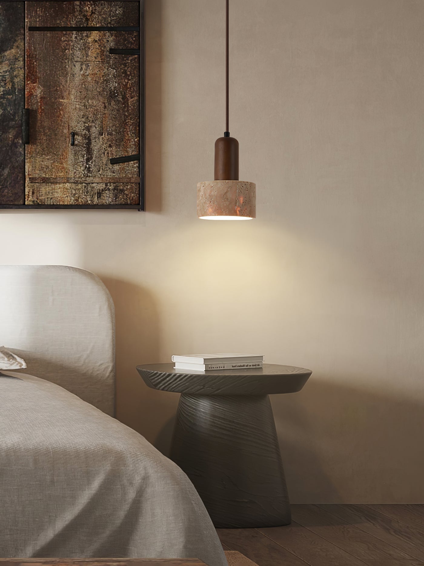 Ritta Travertine Pendant Light Six Style - Letslighting